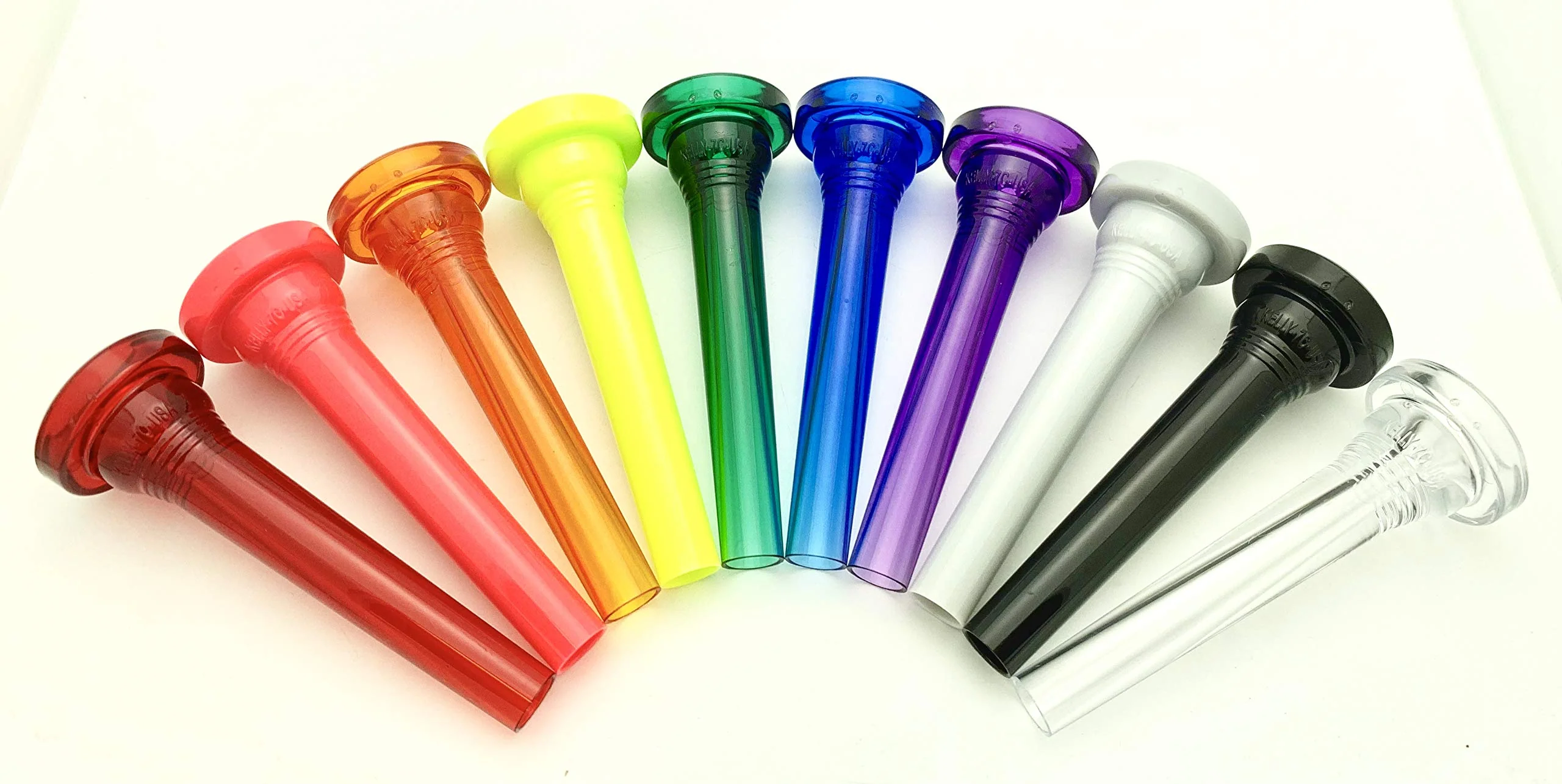 Kelly Mouthpieces Trumpet 7C Mouthpiece Crystal Orange - Image 2