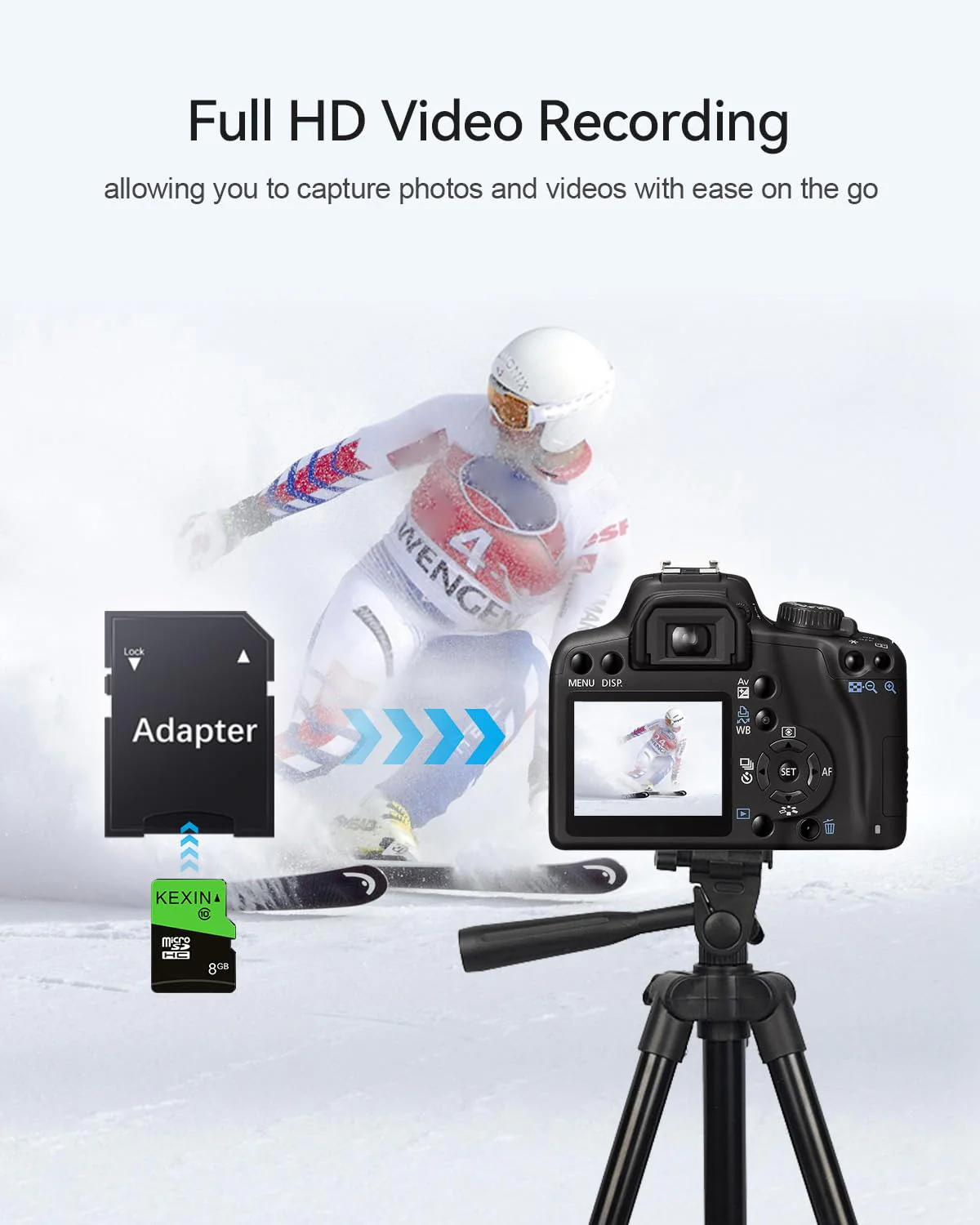 KEXIN 8GB Micro SD Card 10 Pack with SD Adapter microSDHC Memory Card UHS-I C10 Micro SD Card Full HD High Speed TF Card for Smartphone Tablet Action Camera Dash Cam Drone Game Console - Image 5