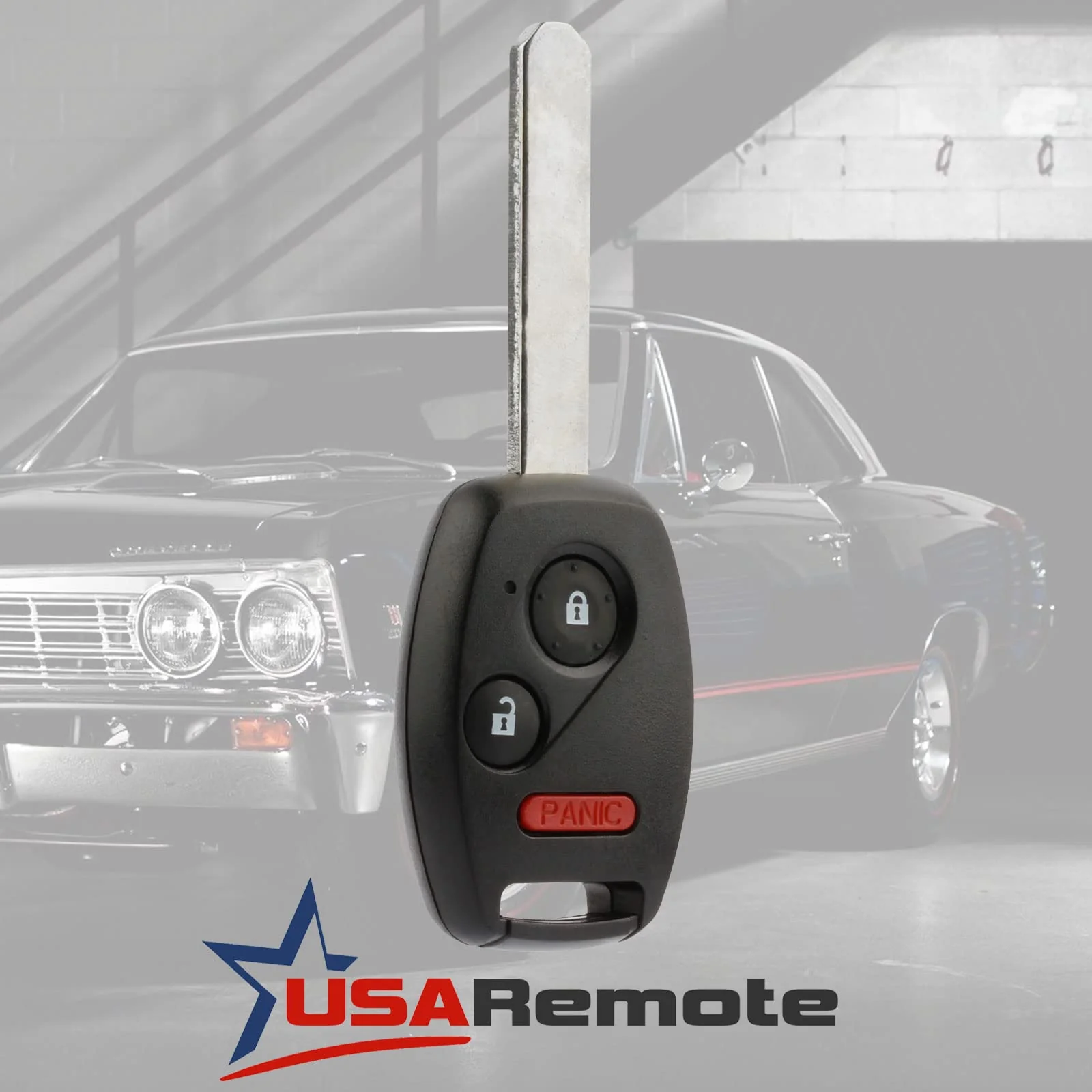 Key Fob Keyless Entry Remote fits Honda Accord / CR-V / CR-Z / Fit / Insight 2007 2008 2009 2010 2011 2012 2013 2014 2015 (MLBHLIK-1T) 3-Btn - Image 2
