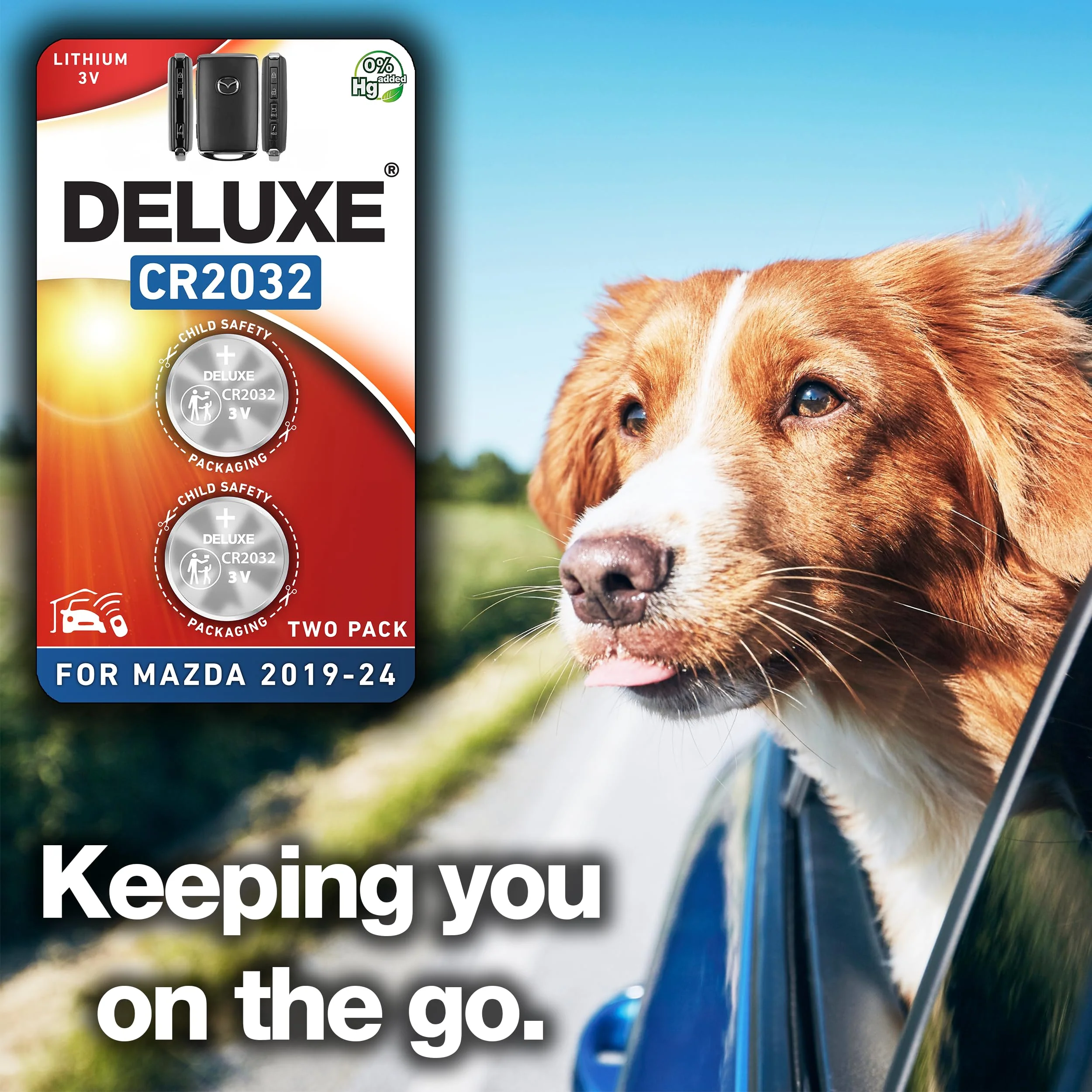 Key Fob Replacement Batteries for Mazda (2019-2024) 3 6 CX-5 CX-30 CX-9 CX-50 CX-90 CX-3 CX-70 MX-5 Miata (Pack of 2) Smart Remote (Check Fitment Guide) - Image 6