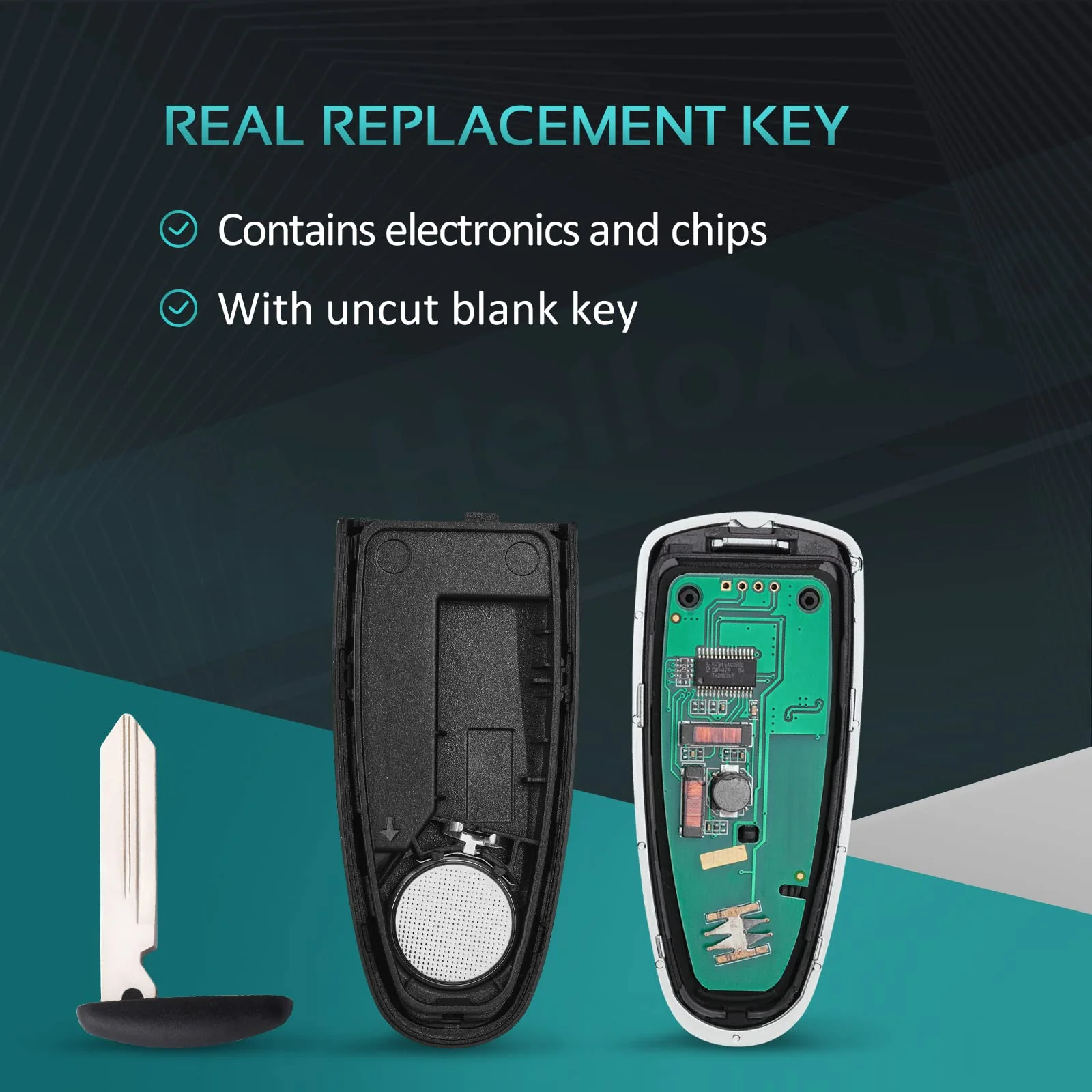 Key Fob Replacement for Ford Explorer Edge 2011-2015 Flex Taurus 2013-2019 Expedition Focus Lincoln MKS MKT MKX Navigator Smart Remote Keyless Entry Programming Key FCC ID:M3N5WY8609 M3N5WY8609 with chip - Image 5