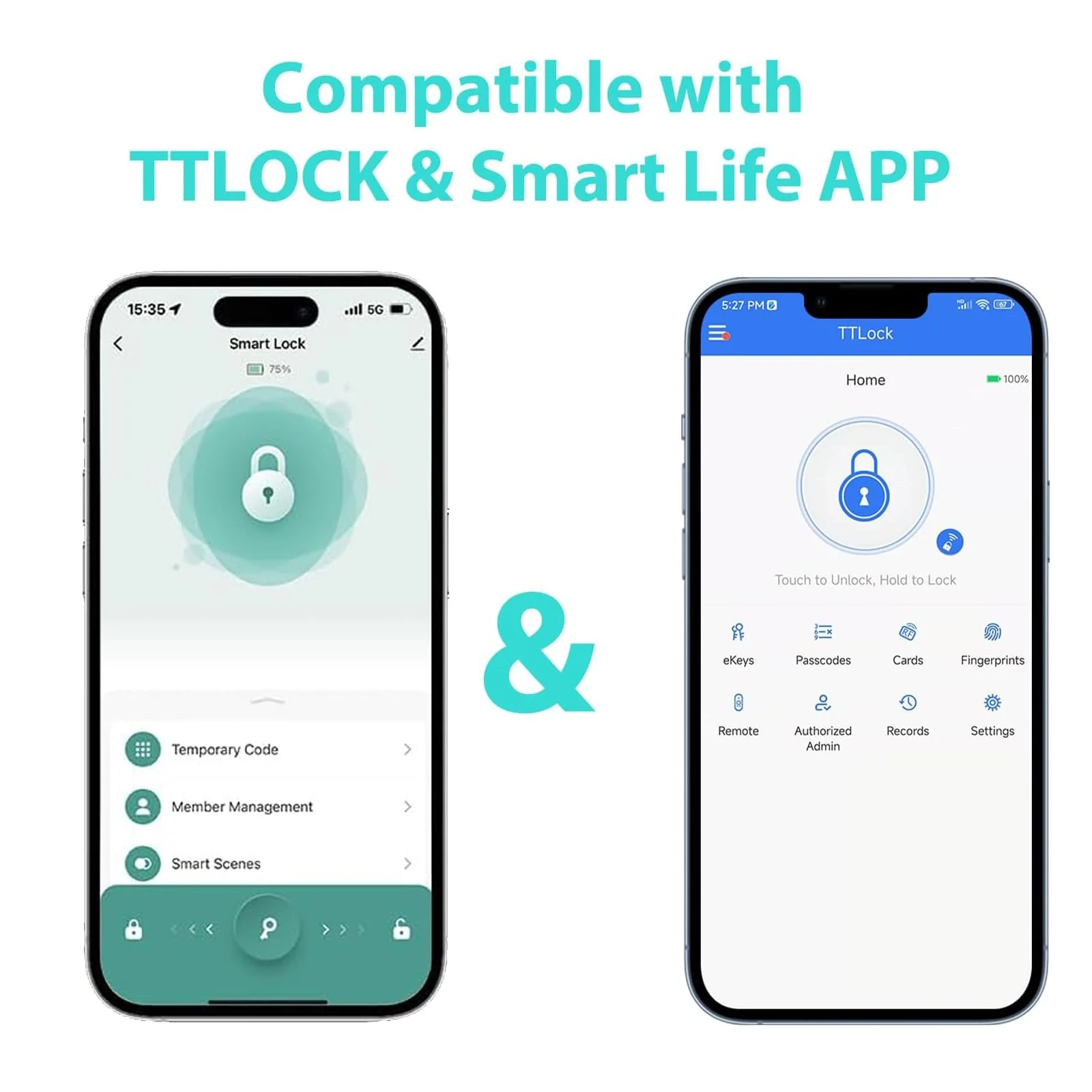 Key Fobs for Smart Fingerprint Door Lock, Keyless Entry Smart Cards for Door Lock, 13.56MHz RFID Key Fobs for Smart Fingerprint Door Lock, 6 PCS IC Cards for TTLock Smart Bluetooth WiFi Door Lock - Image 3