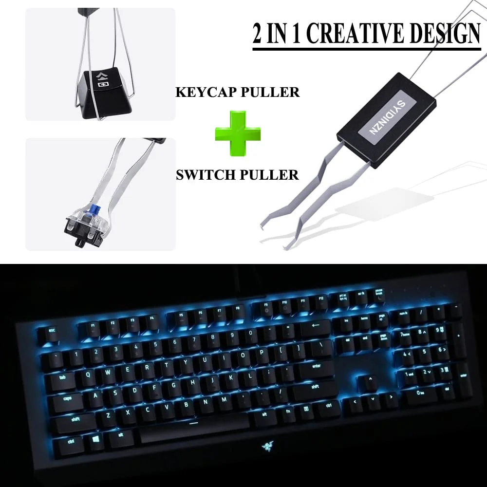 Keycap Puller Stainless Steel Key Removal Tool Keycaps Remover for Mechanical Keyboard Removing Fixing Tools - Image 5