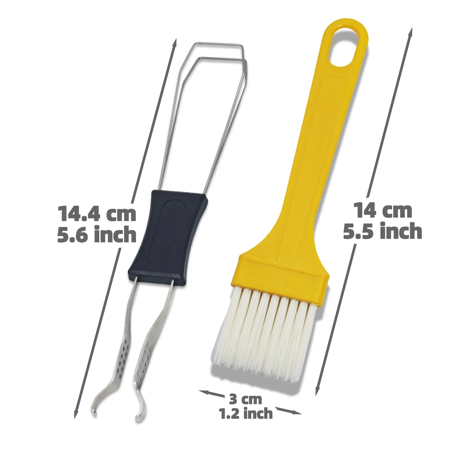 Keycap Puller Switch Pluller with Keyboard Cleaning Brush for Mechanical Keyboard, Stainless Steel Key Removal Tool - Image 4
