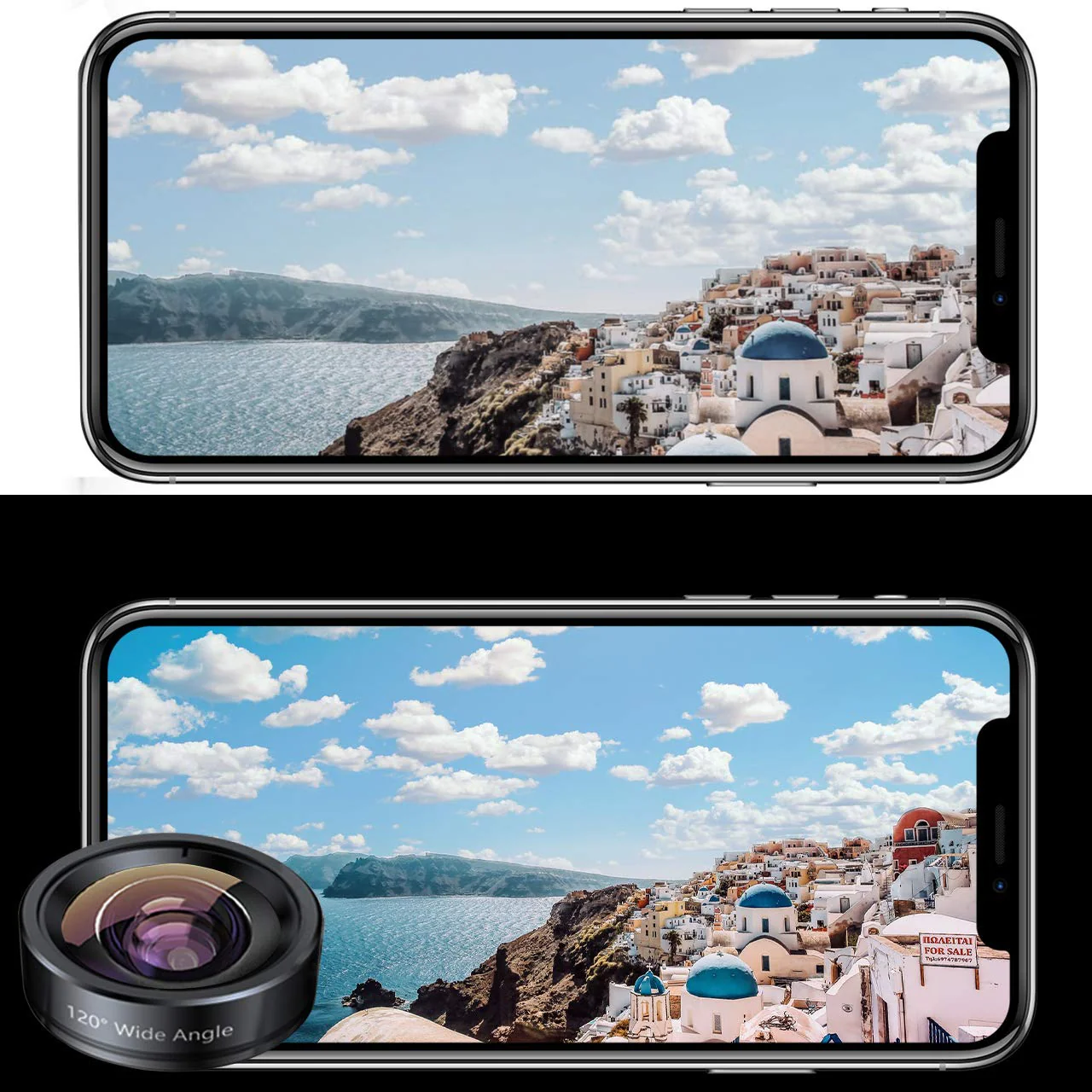 KEYWING iPhone Camera Lens 3 in 1 Phone Lens Kit, 198 Fisheye Lens + 120 Super Wide-Angle Lens + 20x Macro Lens for Phone Samsung Android Smartphone - Image 3