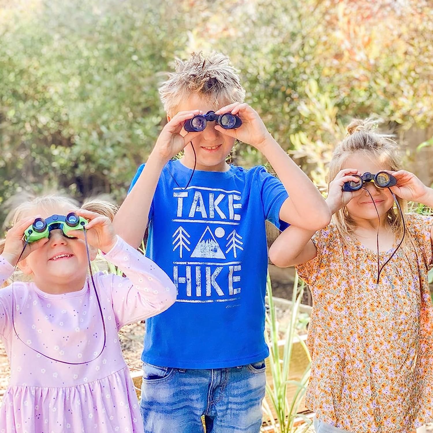 Kicko Toy Binoculars for Kids - 3.5 x 5 in Binoculars for Bird Watching, Jungle Exploration for Party Favors and Adventure Play - Durable (Pack of 12) 12 Pack - Image 6
