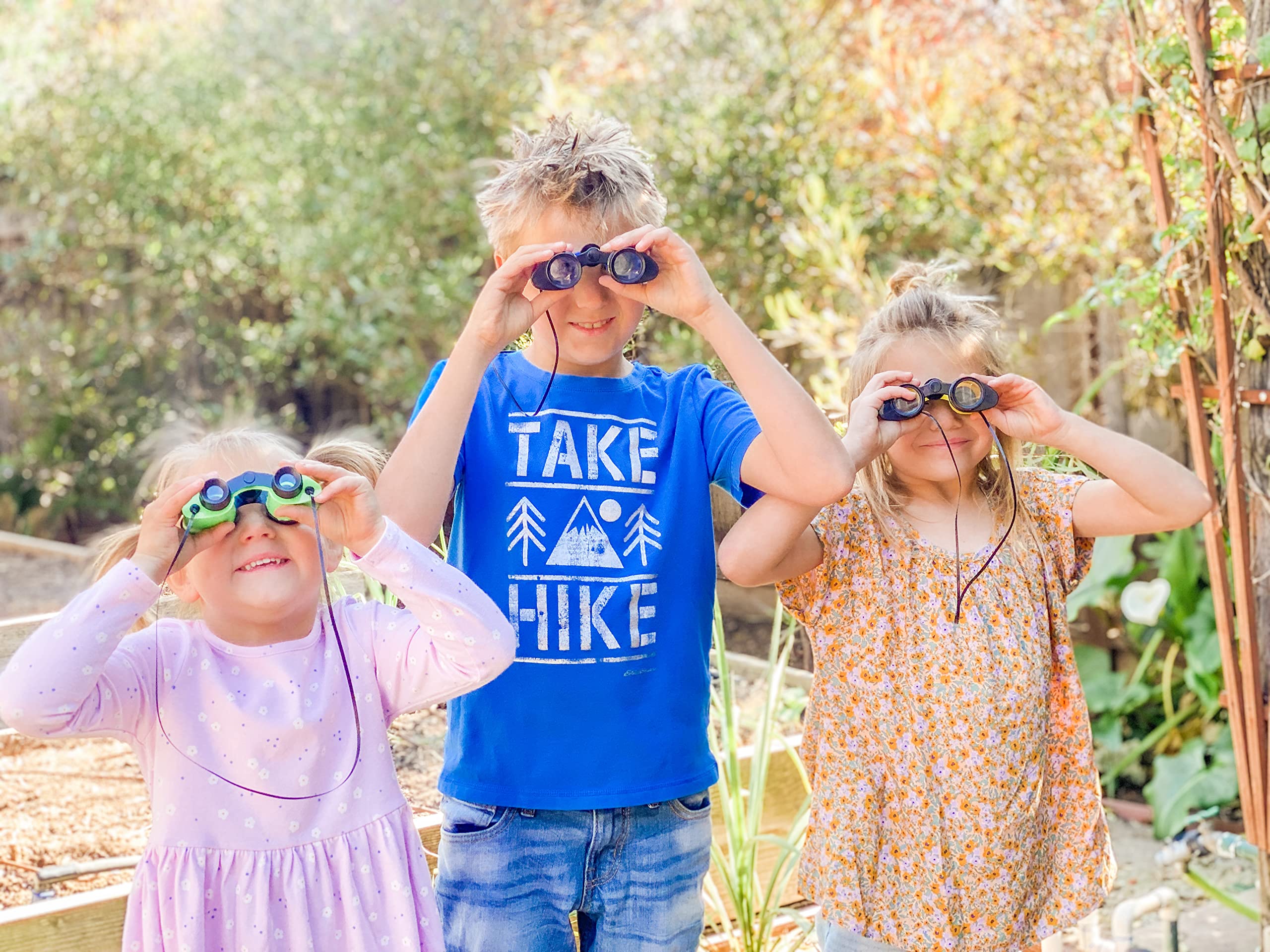 Kicko Toy Binoculars for Kids - 3.5 x 5 in Binoculars for Bird Watching, Jungle Exploration for Party Favors and Adventure Play - Durable (Pack of 12) 12 Pack - Image 9