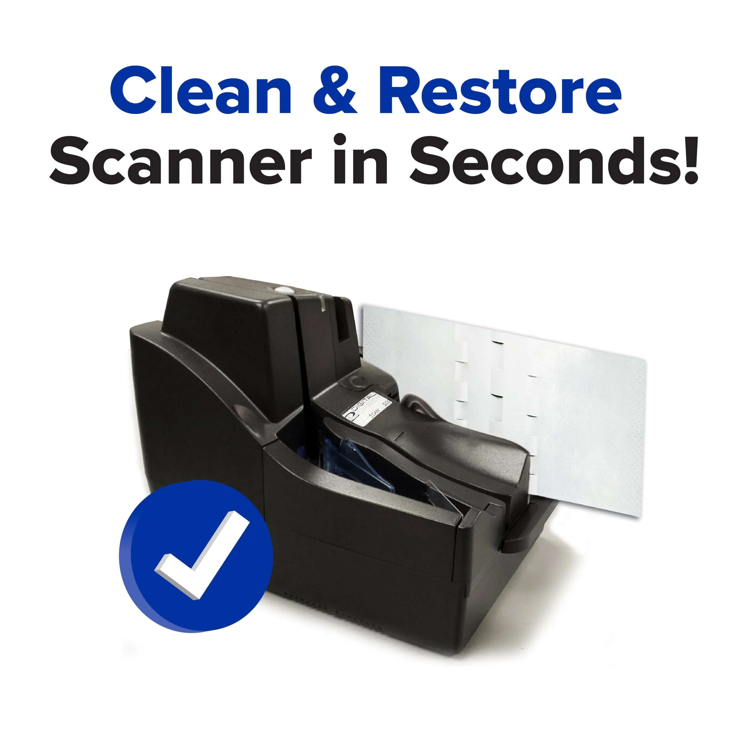KICTeam - Waffletechnology® Cleaning Cards for Digital Check Scanners (15 Cards) - Digital Check Tested & Approved - Presaturated with WonderSolvent 15 - Image 8