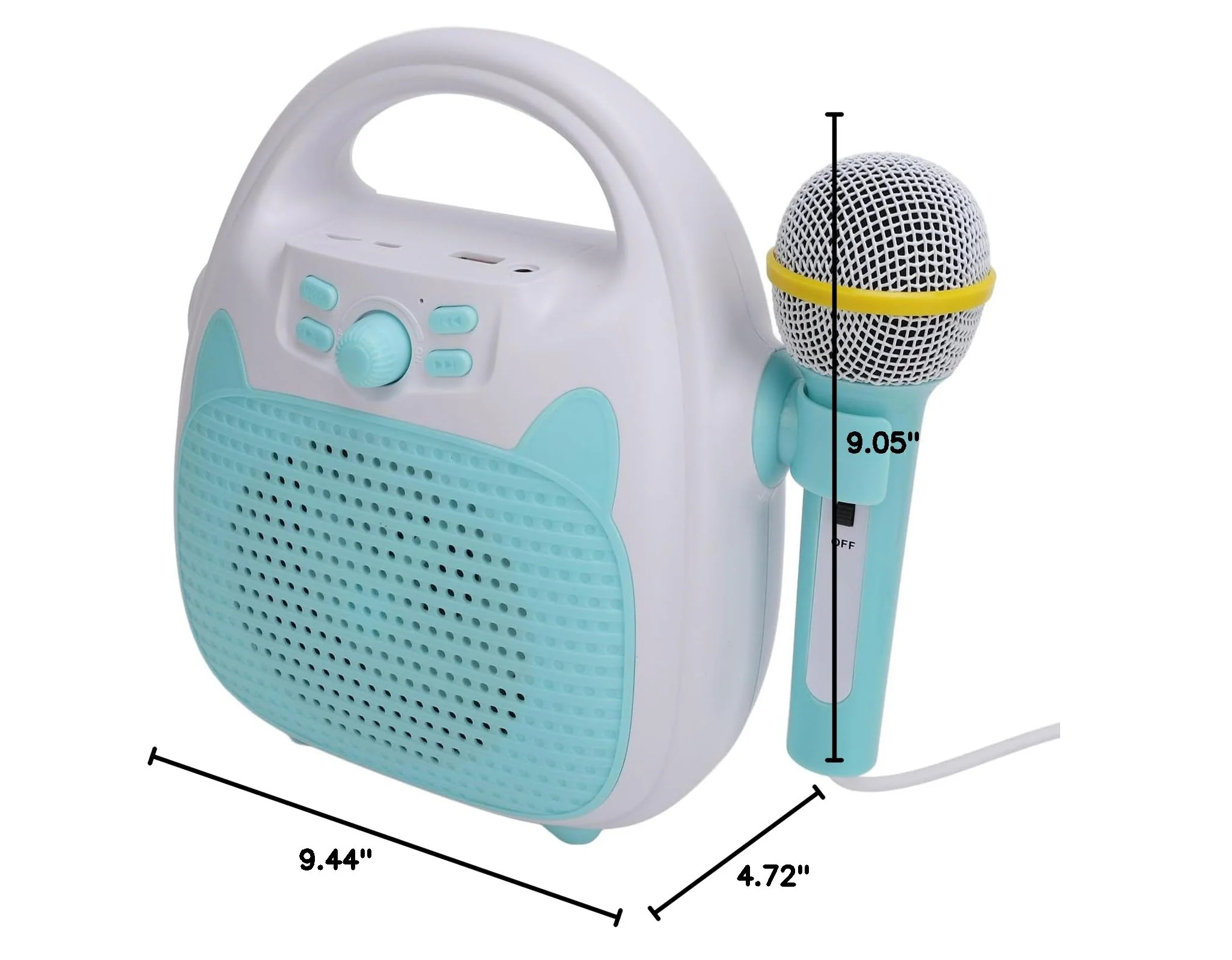 Kids Karaoke Machine Microphone Exercise Singing Talent Portable Speaker Children's Karaoke Stereo for Home Outdoor Party - Image 10