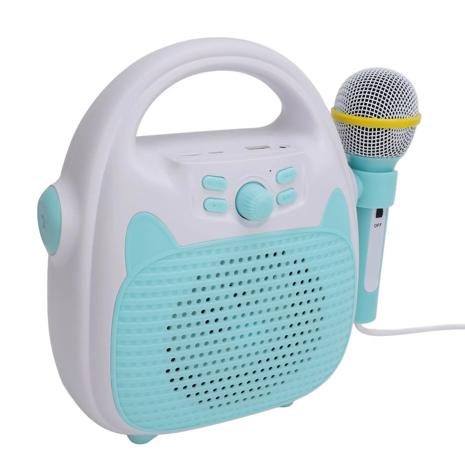 Kids Karaoke Machine Microphone Exercise Singing Talent Portable Speaker Children's Karaoke Stereo for Home Outdoor Party - Image 5