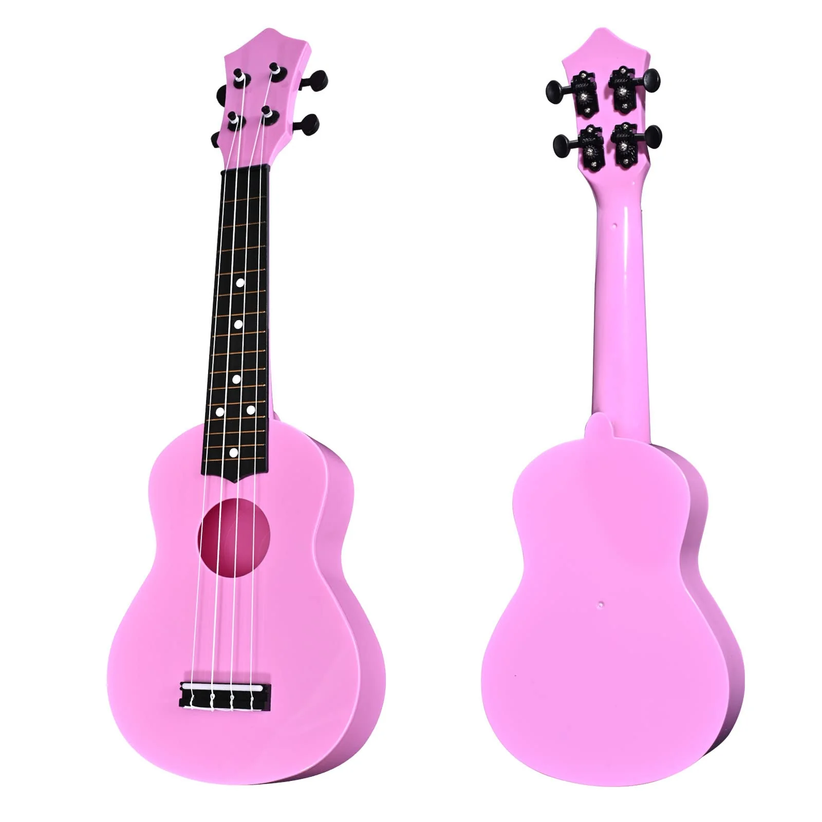 Kids Ukulele 21 Inch Soprano Ukelele,Musical Instrument, Ukuleles for kid Beginners with Bag (Pink) Pink - Image 5