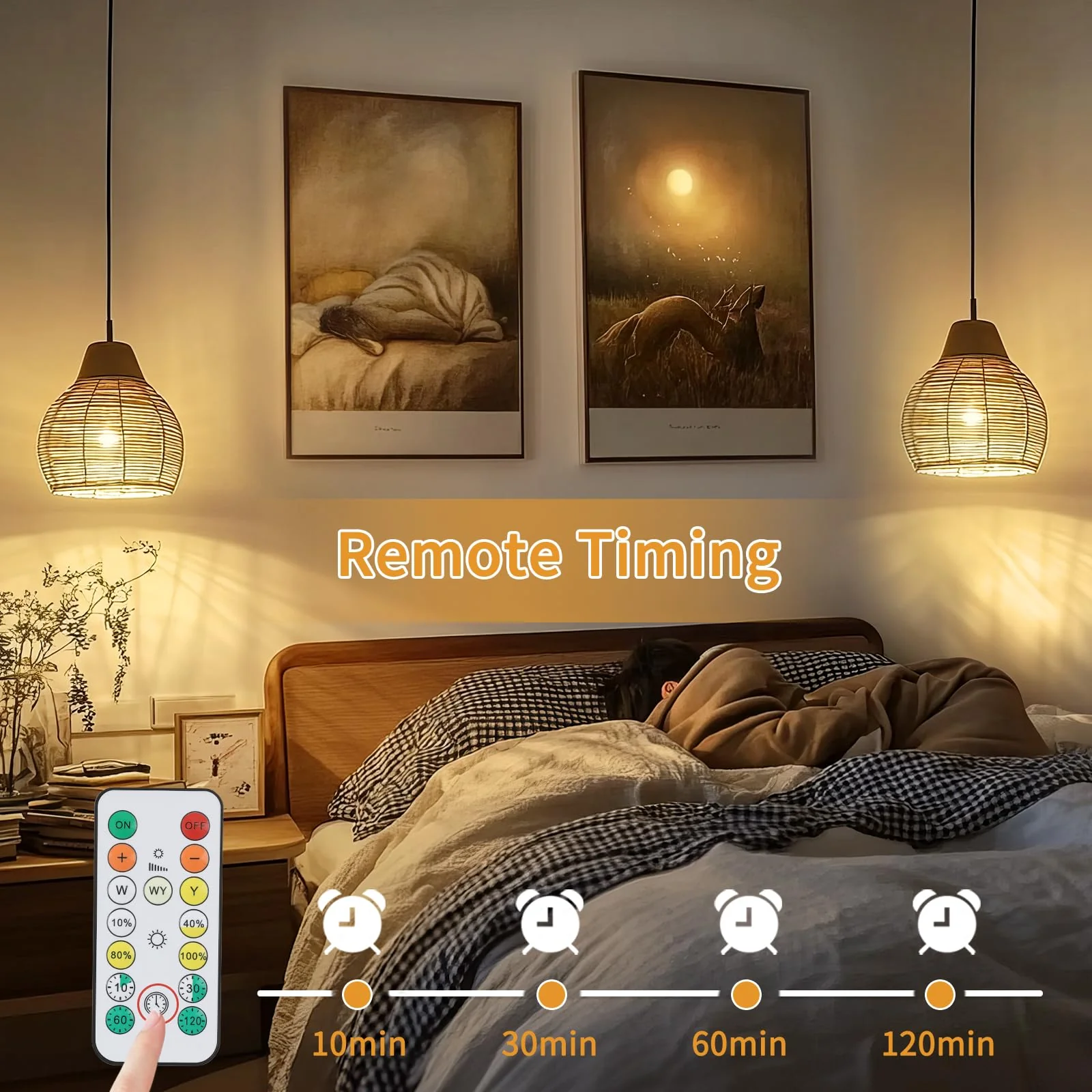 Kimjo Rechargeable Light Bulb with Battery - Rechargeable Bulb with Remote Control E27 USB 7 W - Battery Light Bulb 3 Colours Dimmable - Touch Control Outdoor Emergency Light Pack of 2 2 X Aufladbare Glühbirne 3 Farben - Image 2