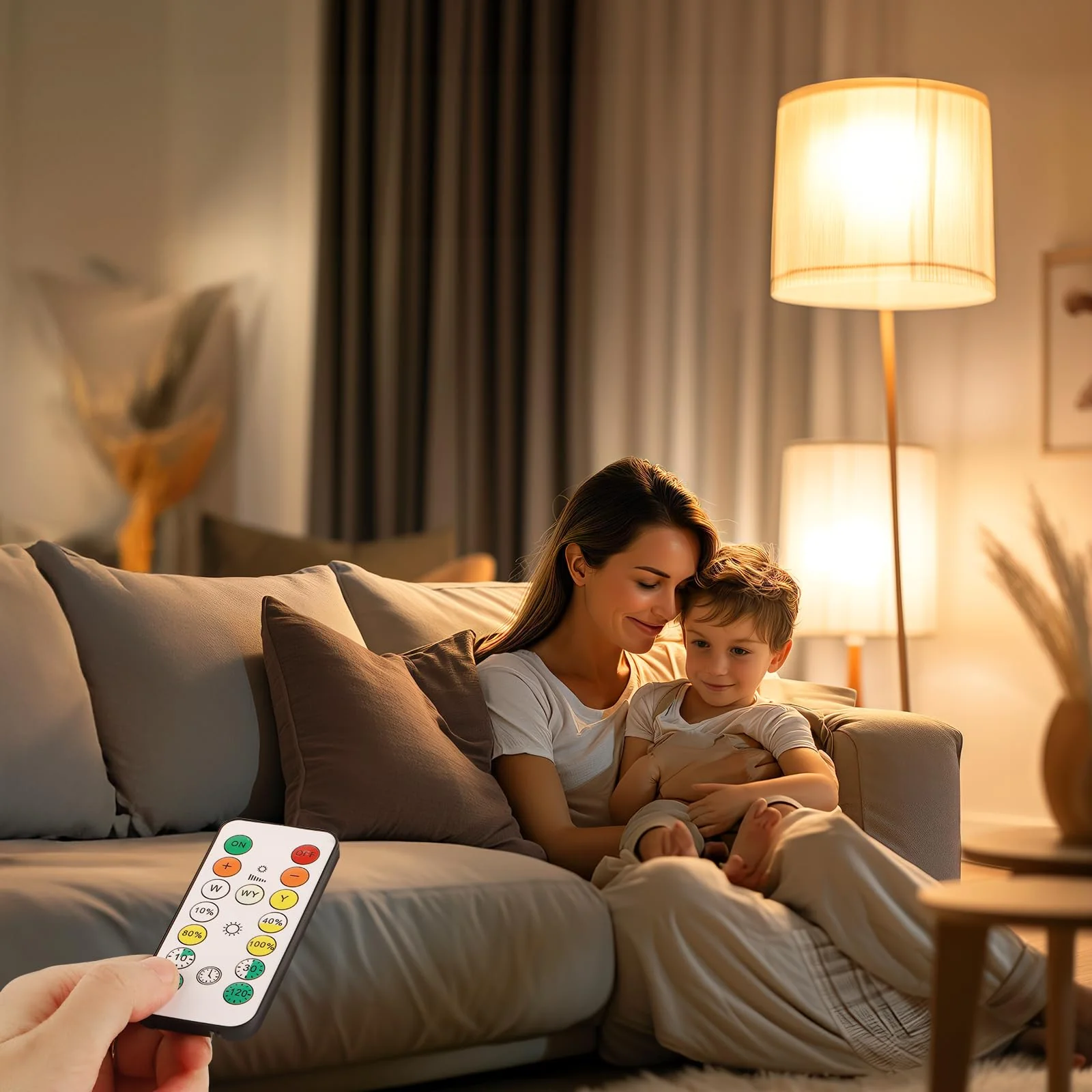 Kimjo Rechargeable Light Bulb with Battery - Rechargeable Bulb with Remote Control E27 USB 7 W - Battery Light Bulb 3 Colours Dimmable - Touch Control Outdoor Emergency Light Pack of 2 2 X Aufladbare Glühbirne 3 Farben - Image 3