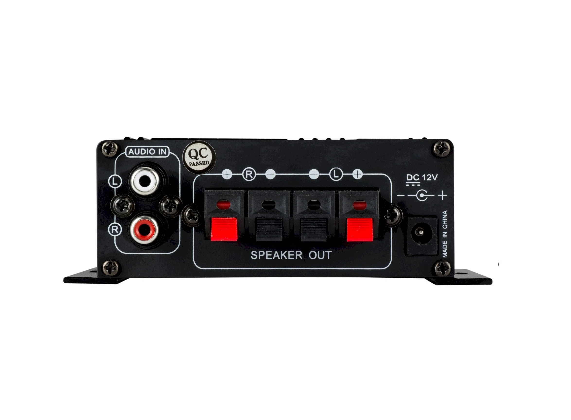 Kinter MA170+ 2-Channel Auto Home Cycle Arcade DIY 2 x 18 W Mini Amplifier Bass Treble RCA Input Audio Mini Amplifier with 12V 3A Power Supply Black - Image 2
