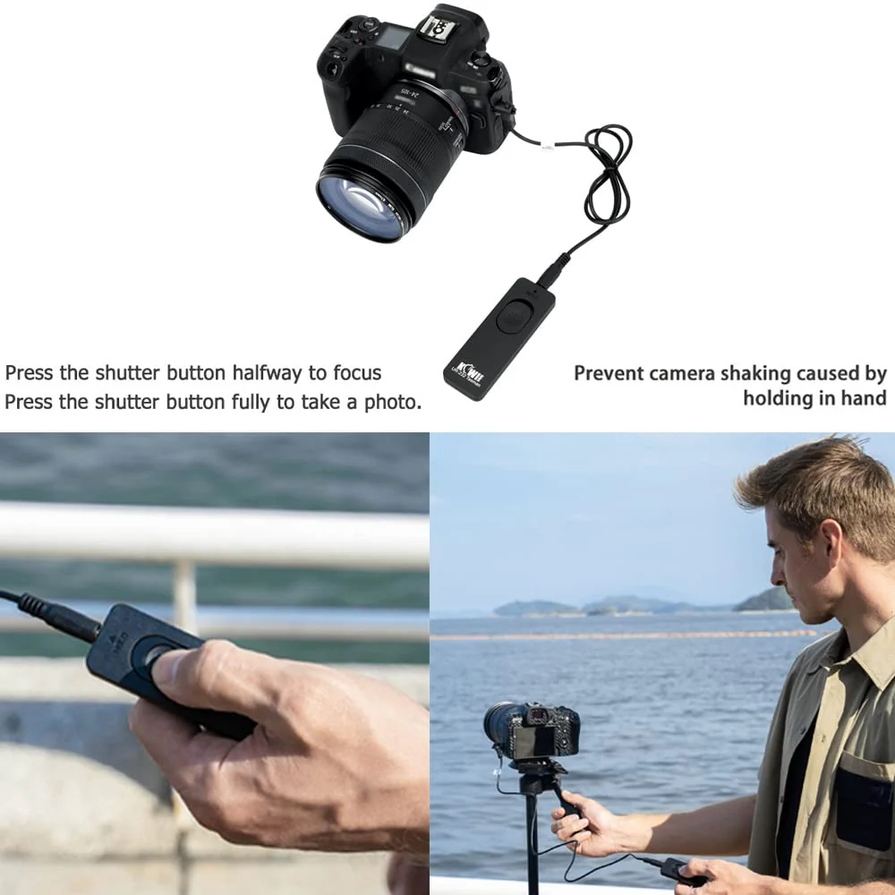 Kiwifotos MC-30 Remote Control Shutter Release Cord for Nikon Z8 Z9 D850 D500 D5 D810 D810A D800 D700 D4s D4 D3 D3s D3X D2H D2X D2Hs D2Xs D300s D300 D200 & Other Nikon Camera with 10-Pin Connection For Nikon N1 - Image 4