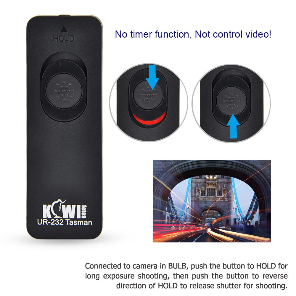 Kiwifotos MC-30 Remote Control Shutter Release Cord for Nikon Z8 Z9 D850 D500 D5 D810 D810A D800 D700 D4s D4 D3 D3s D3X D2H D2X D2Hs D2Xs D300s D300 D200 & Other Nikon Camera with 10-Pin Connection For Nikon N1 - Image 5