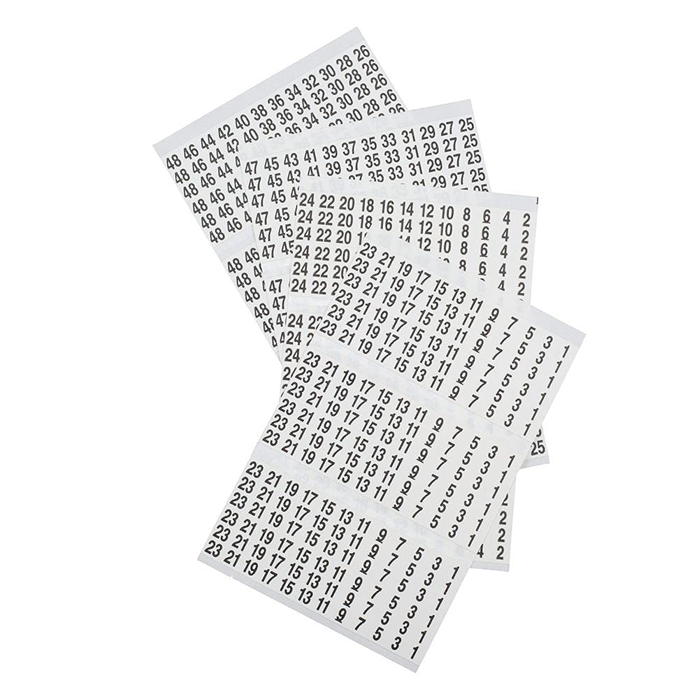 Klein Tools 56250 Wire Marker Book, 1-48 - Image 6