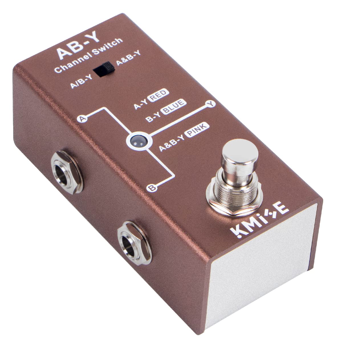 Kmise ABY Pedal,Box Line Selector AB Switch,Electric Guitar Effects Pedal Mini Single Type DC 9V True Bypass - Image 2