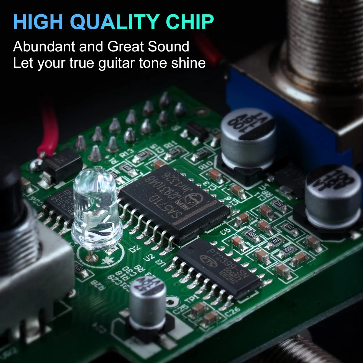 Kmise ABY Pedal,Box Line Selector AB Switch,Electric Guitar Effects Pedal Mini Single Type DC 9V True Bypass - Image 5