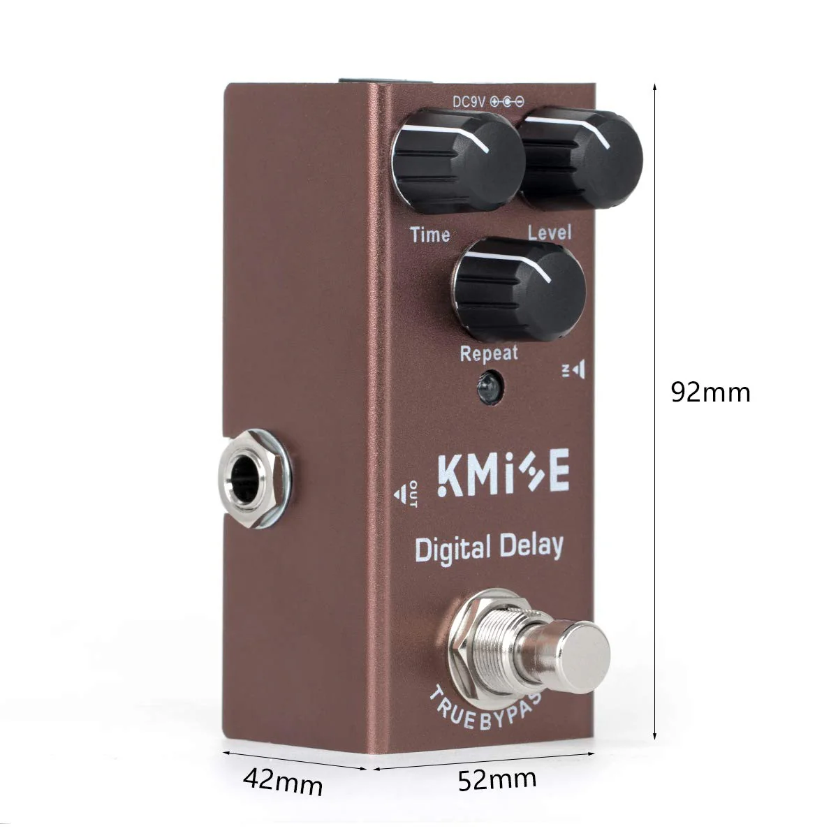 Kmise Digital Delay Electric Guitar Effects Pedal Mini Single Type DC 9V True Bypass - Image 7