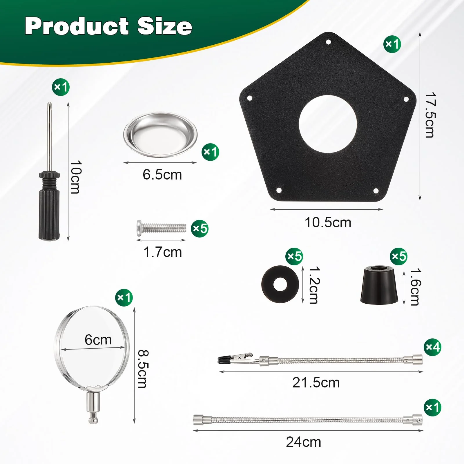 Knpwer Lötstation Helping Hands mit Lupe,Magnetische Helfende Hand, Lötende Dritte Hände,mit 3 x Lupe Arme Helfer für PCB Crafts Uhr - Image 2