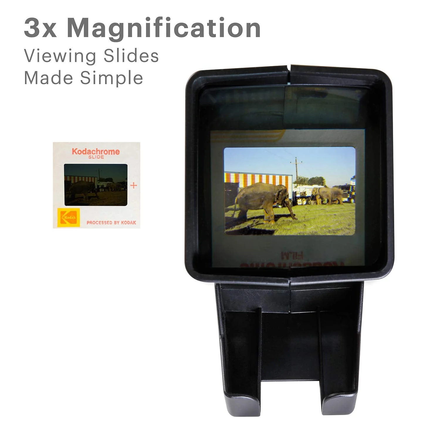 KODAK 35mm Slide and Film Viewer - Battery Operation, 3X Magnification, LED Lighted Viewing – for 35mm Slides & Film Negatives - Image 2