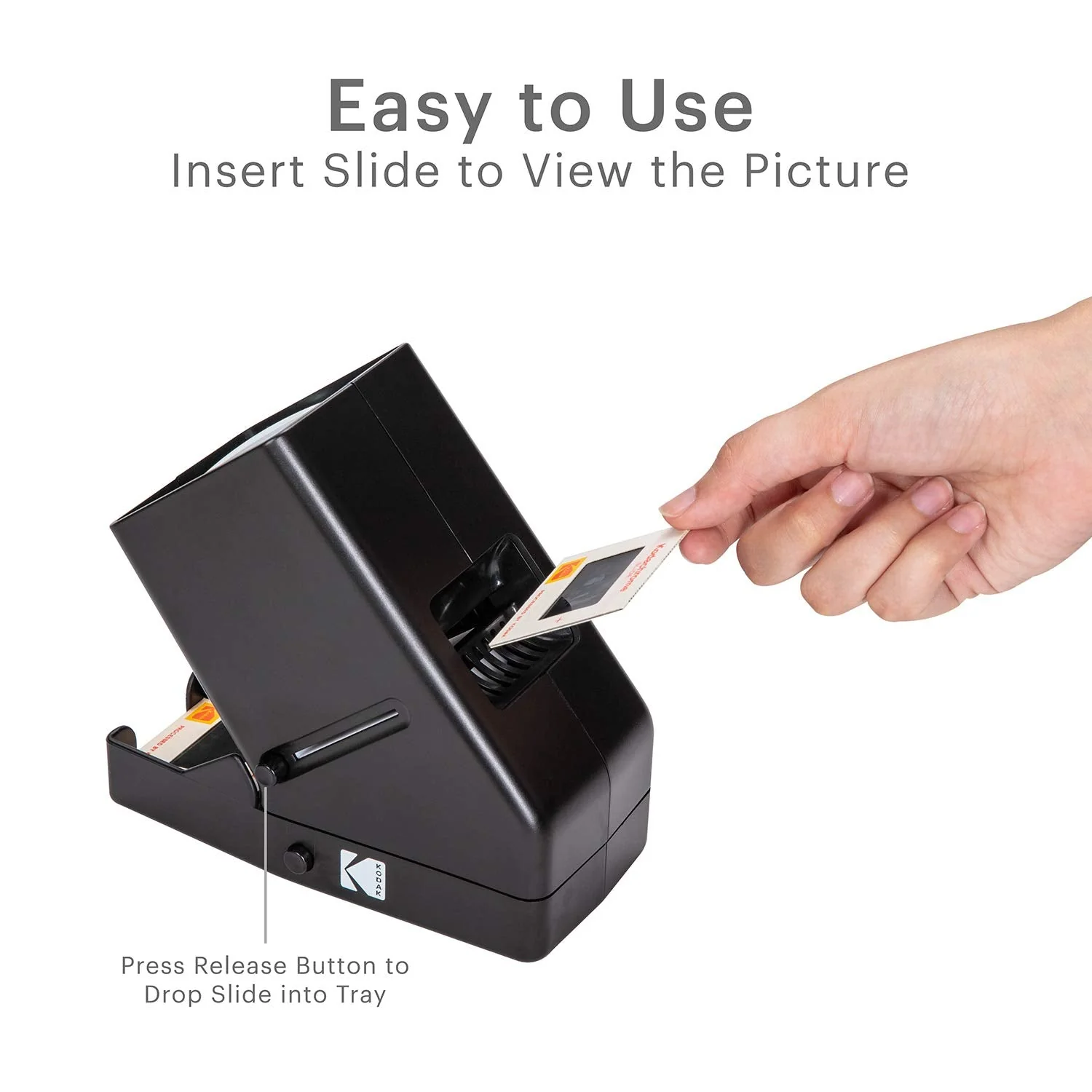 KODAK 35mm Slide and Film Viewer - Battery Operation, 3X Magnification, LED Lighted Viewing – for 35mm Slides & Film Negatives - Image 6