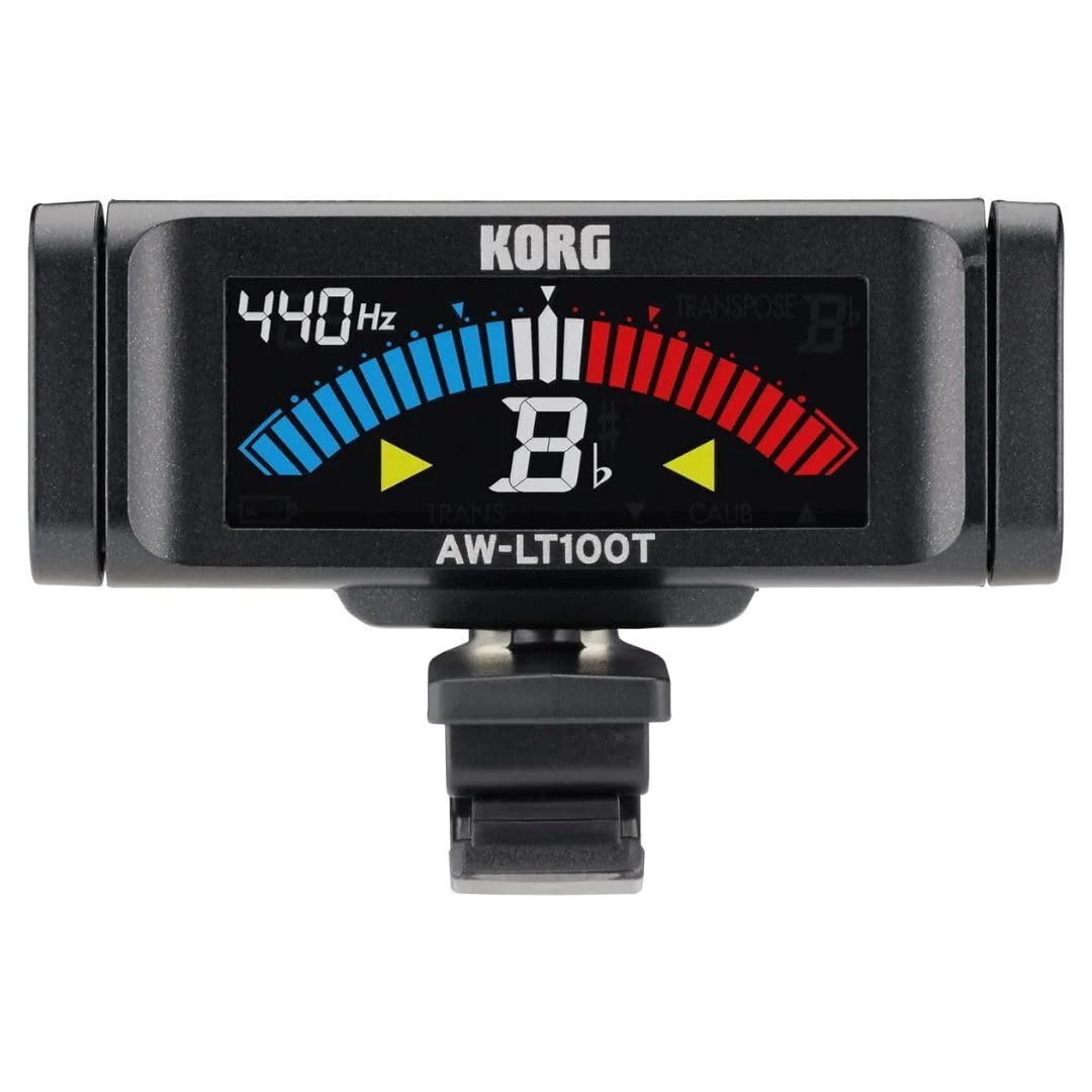 Korg AWLT100T Clip-on Tuner for Trumpet and Trombone w/ 100-Hour Battery Life and Color LCD Display Trumpet/Trombone - Image 3