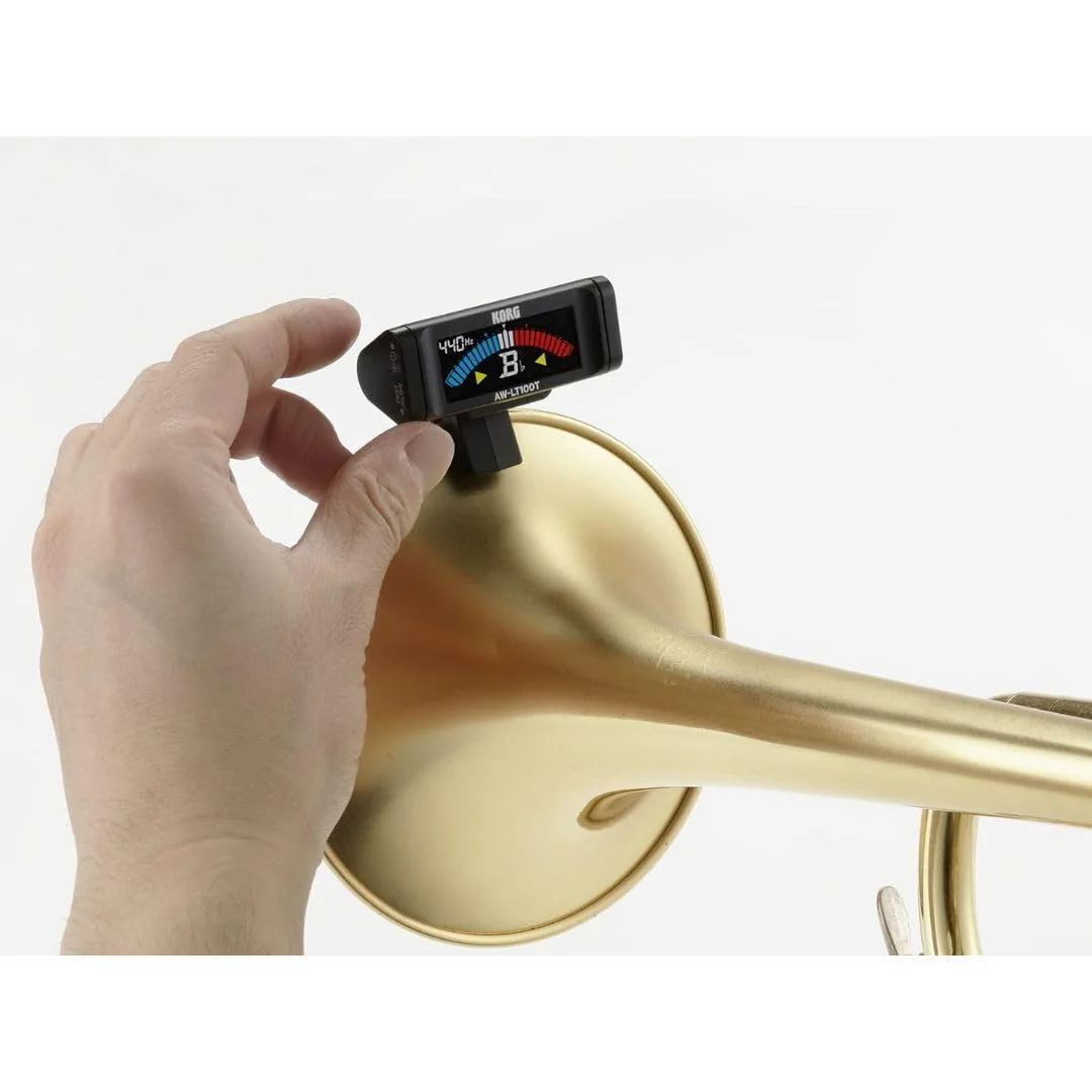 Korg AWLT100T Clip-on Tuner for Trumpet and Trombone w/ 100-Hour Battery Life and Color LCD Display Trumpet/Trombone - Image 7
