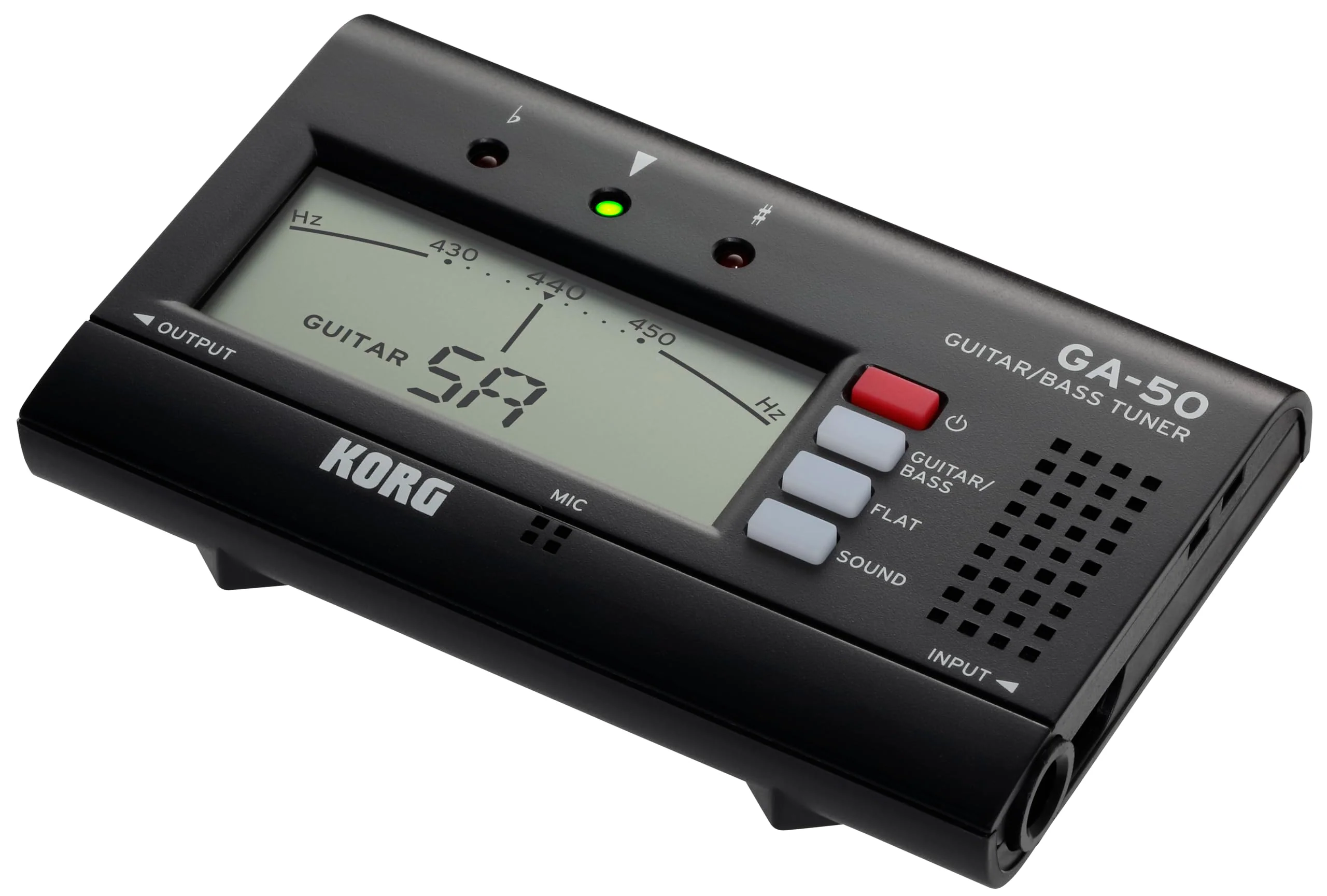 Korg GA-50 Guitar/Bass Tuner w/ Memory Backup and Auto Power-Off Function Single - Image 3