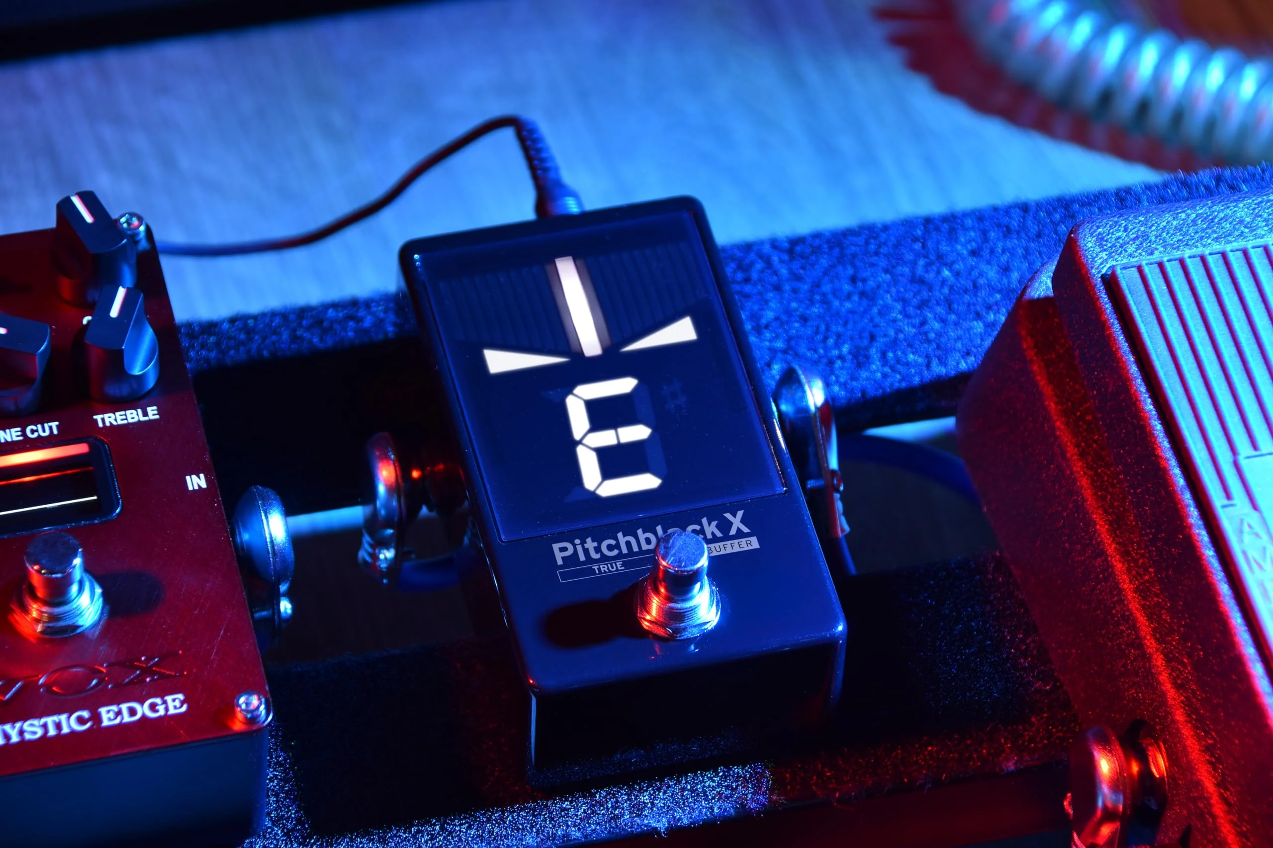 Korg Pitchblack X Chromatic Guitar Pedal Tuner w/ Four Display Modes and High Visibility Display (PBX) PBX - Image 5