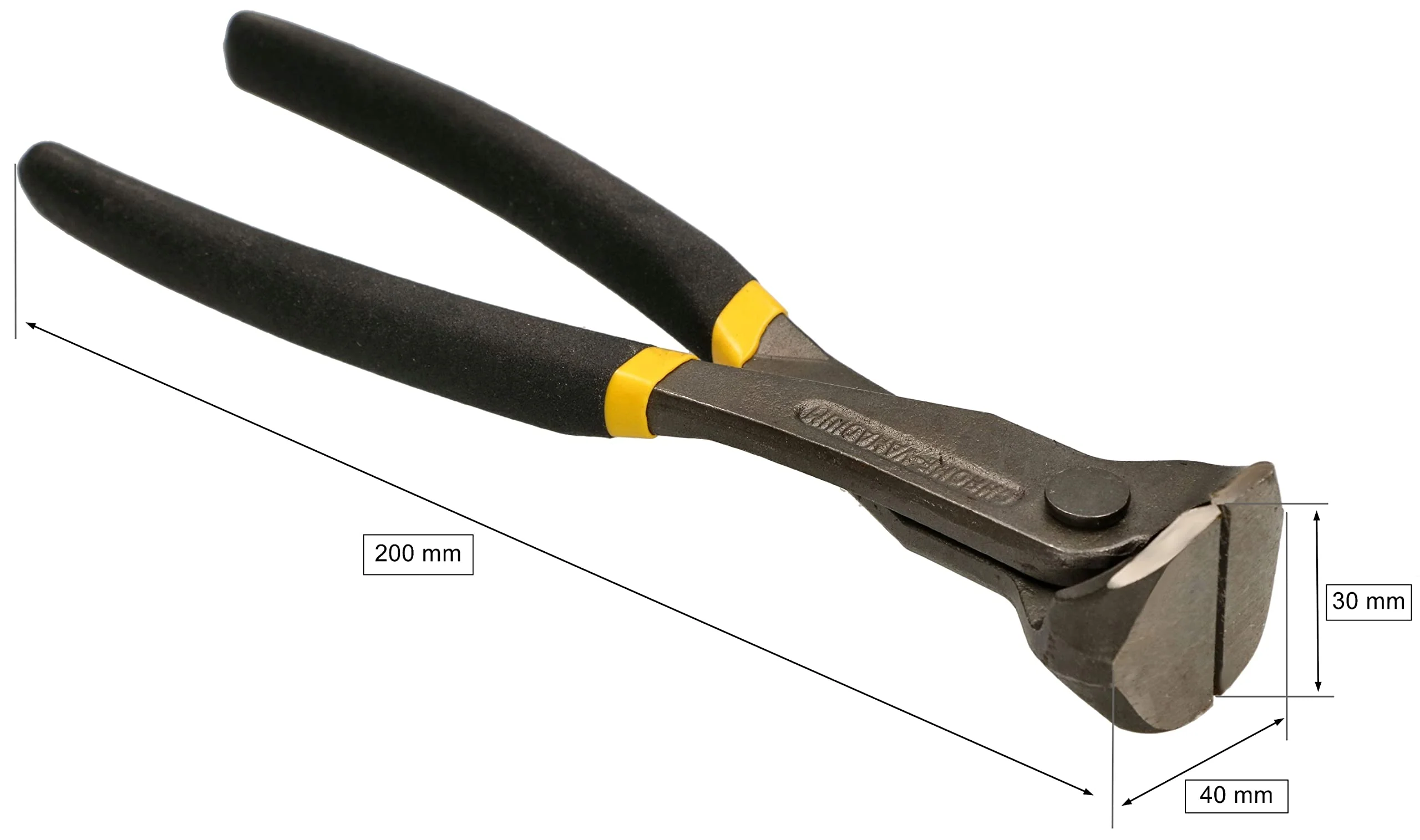 KOTARBAU® Pincers 200 mm Edge Pliers DIN 9243A for Cutting Wire Hammer Pliers Braiding Pliers Biting Pliers Wire Pliers Monier's Pliers - Image 2