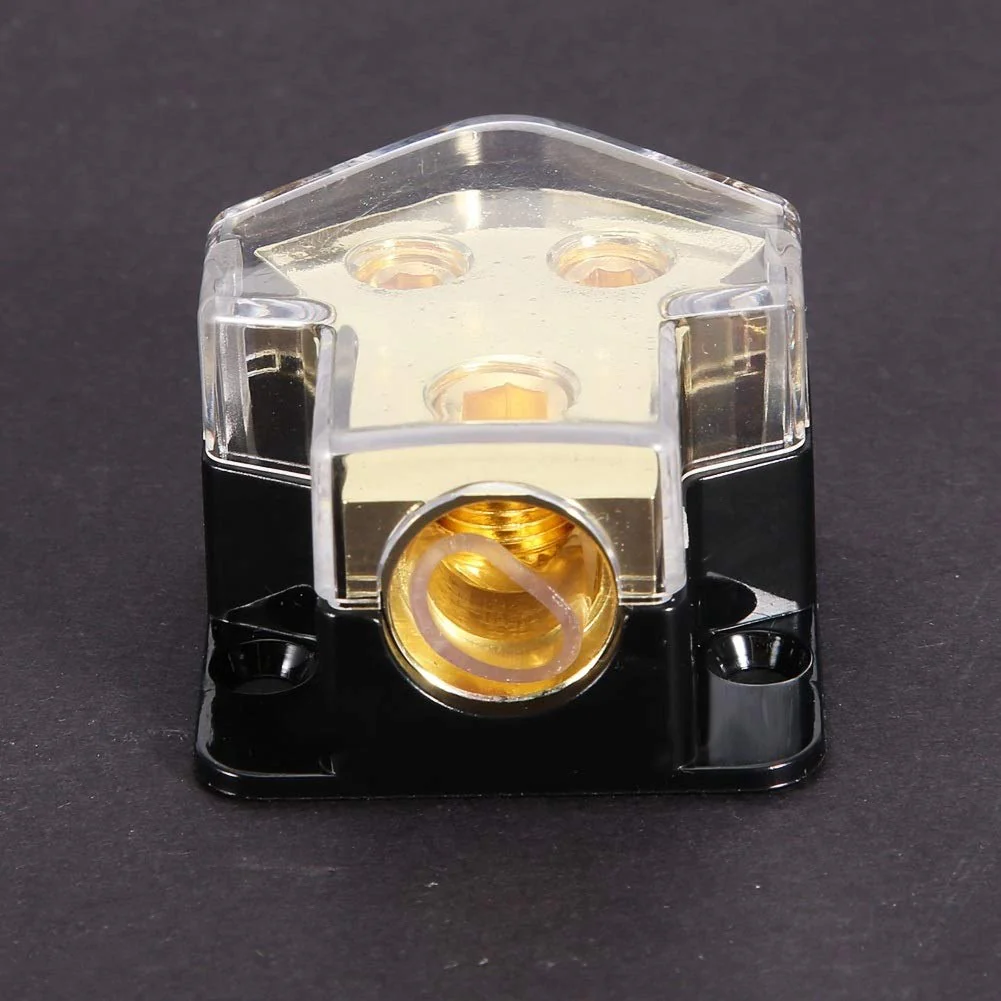 KSTE Car Audio Power Distribution 1 x 1GA In 2 x 4GA Out Block Splitter - Image 6