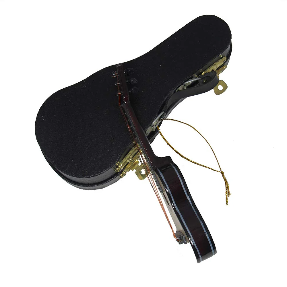 Kurt Adler J4544 5.52" Wood Pearlized Guitar Ornament Multi Color - Image 4