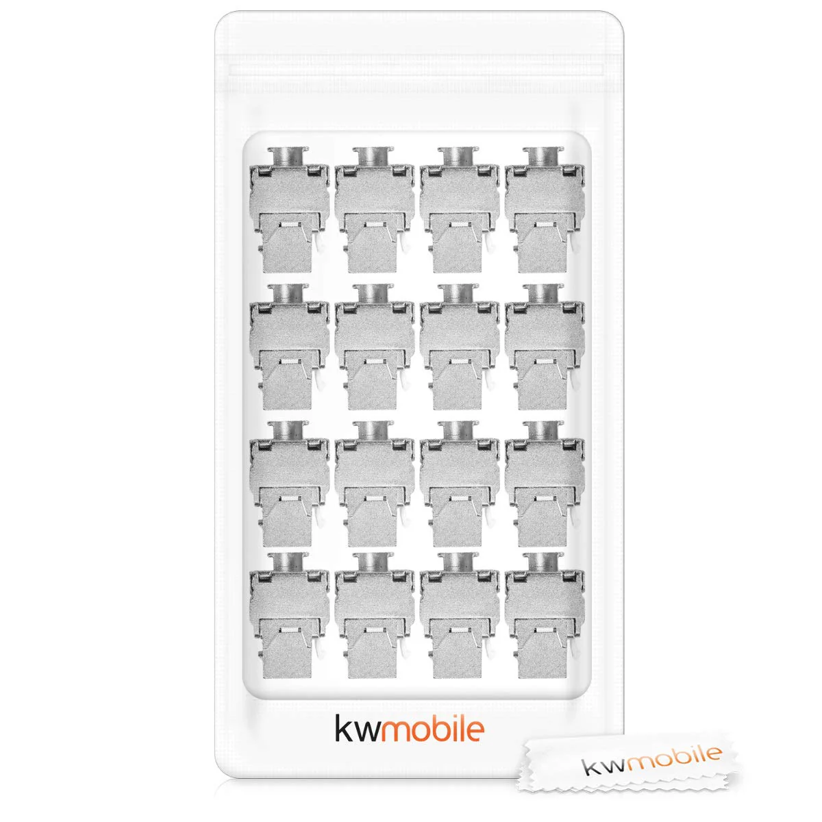 kwmobile Keystone Module Jacks - 24 Piece CAT6A Shielded Keystone Jack RJ45 Cat 6A Ethernet Module 10 Gbit with Shielded Metal Housing 24x - Image 7