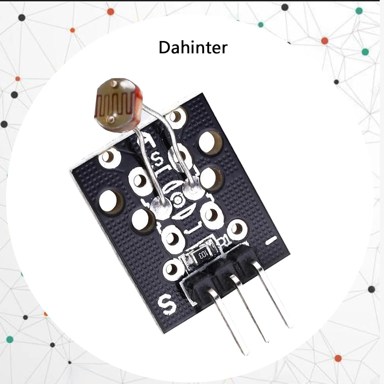 KY-018 LDR Light Sensor Module with Output with Photoresistor Brightness Sensor Photo Wall Level Module Brightness Sensor Pack of 10 - Image 3
