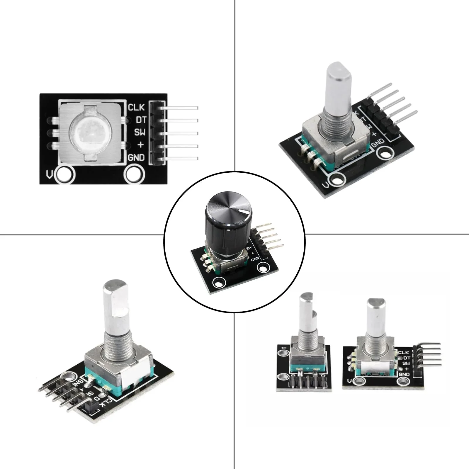 KY-040 Rotary Encoder, Rotary Encoder, with Push Button, Rotary Encoder Module, 360 Degree Encoder, Rotary Encoder, Code Switch, Digital Potentiometer (8) 8 - Image 5