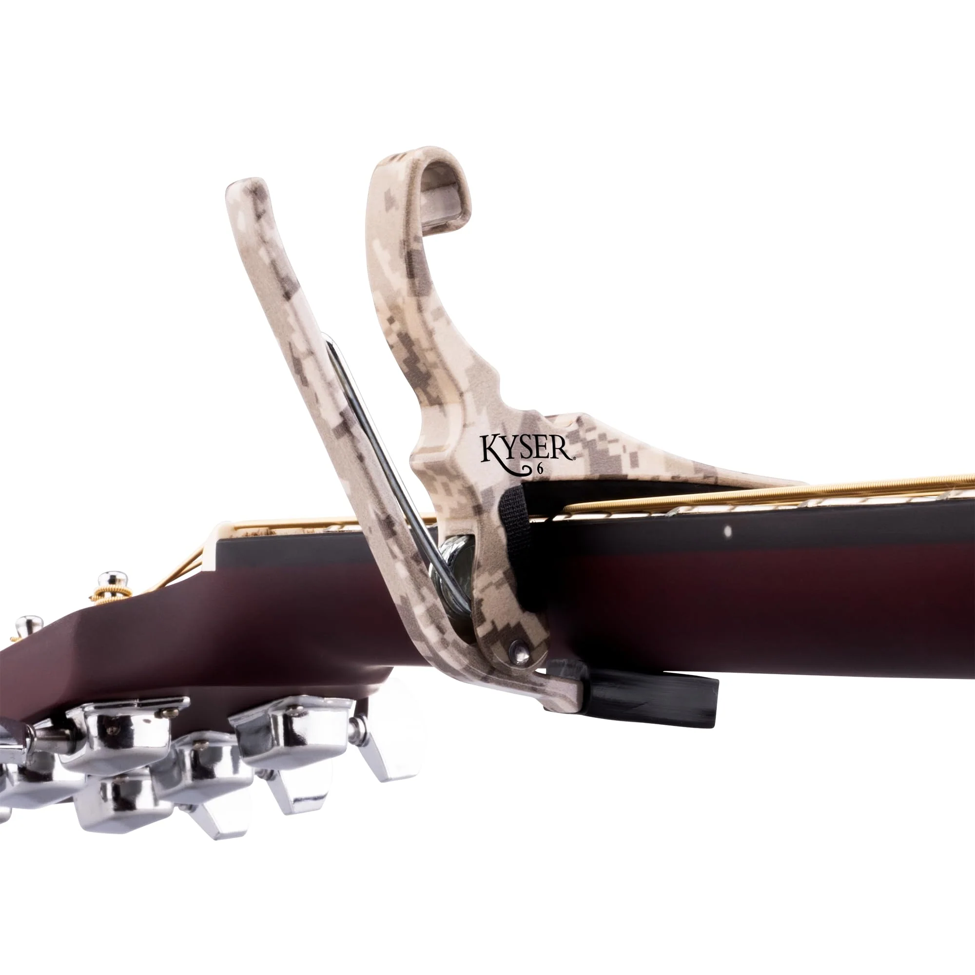 Kyser/Guitars for Vets Quick-Change Guitar Capo for 6-string acoustic guitars, KG6G4V2A Desert Camo - Image 3
