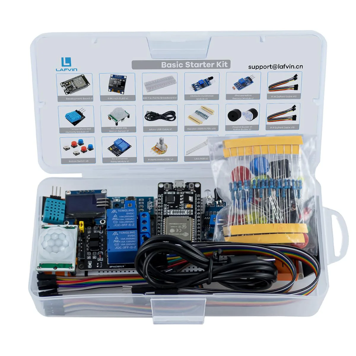 LAFVIN Basic Starter Kit for ESP32 ESP-WROOM-32 WiFi I OT Development Board with Tutorial Compatible with Arduino IDE - Image 5