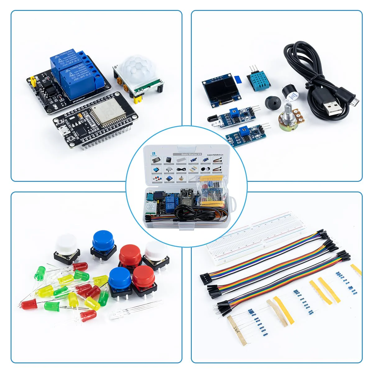 LAFVIN Basic Starter Kit for ESP32 ESP-WROOM-32 WiFi I OT Development Board with Tutorial Compatible with Arduino IDE - Image 6