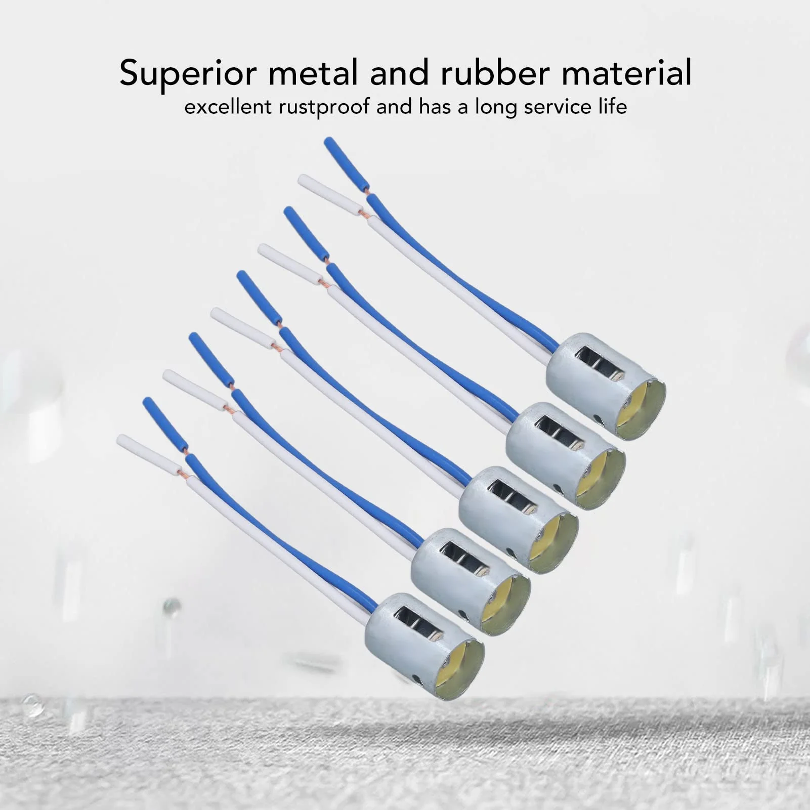 Lamp Holder Lamp Holder, 10 Pieces 1156 Lamp Holder LED Turn Signal Holder with 3.5 Inch Wiring Harness DC 12V Flexible - Image 5
