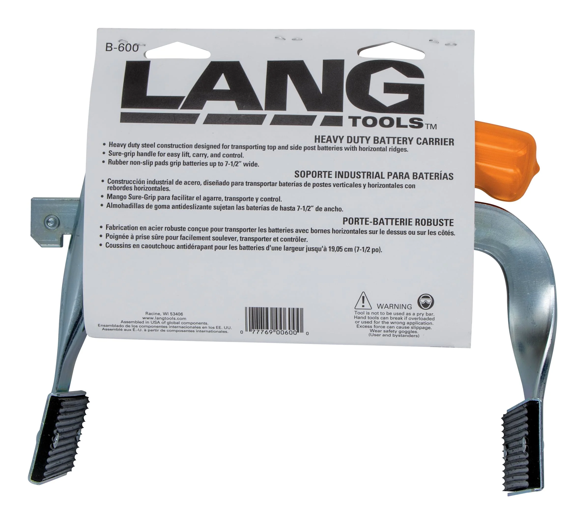 Lang Tools B-600 Heavy Duty Battery Carrier - Image 4