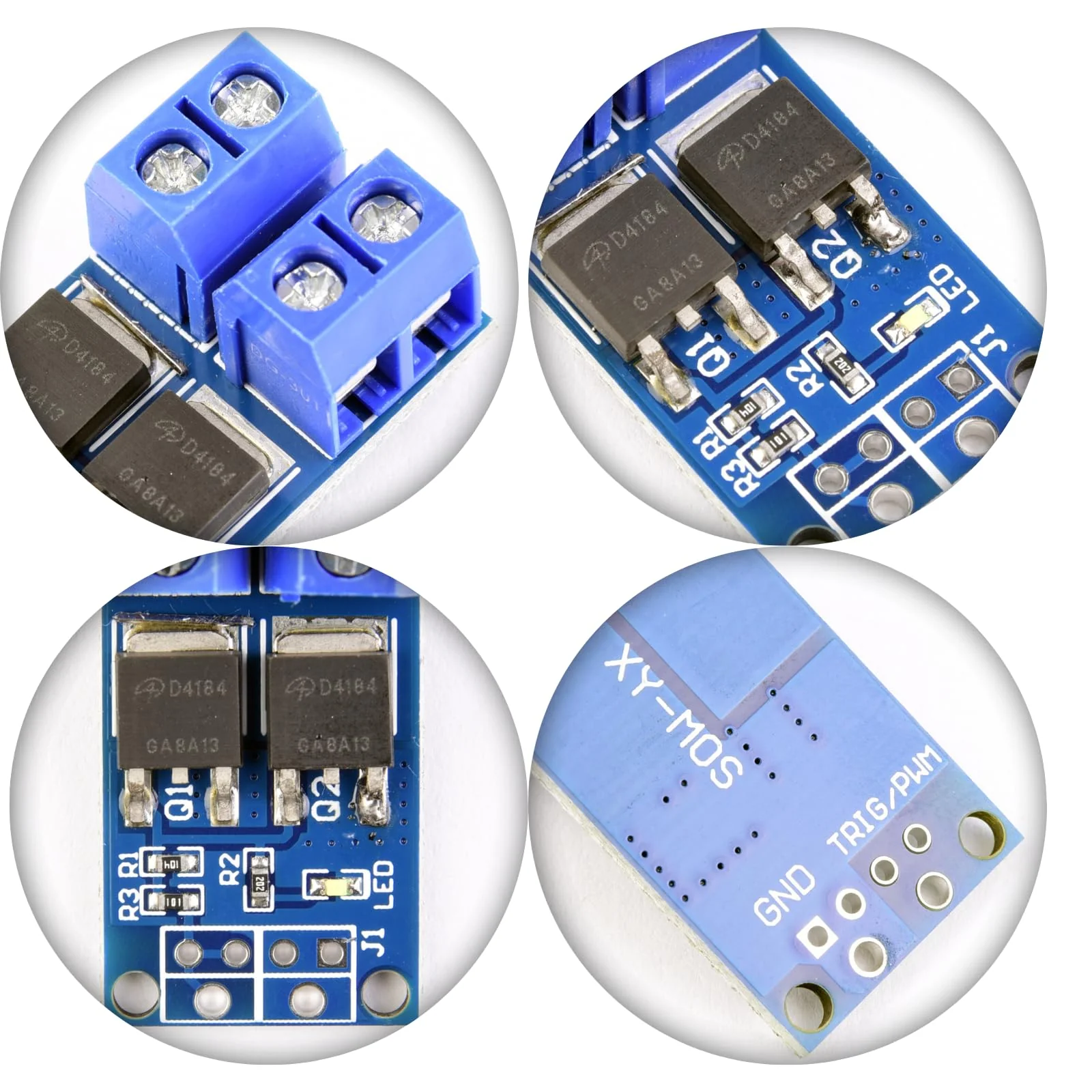 LAOMAO Transistor Mosfet Module 5V-36V 400W PWM Dual High Performance Driver Module MOSFET Switch Drive Compatible with Arduino (Pack of 20) - Image 4