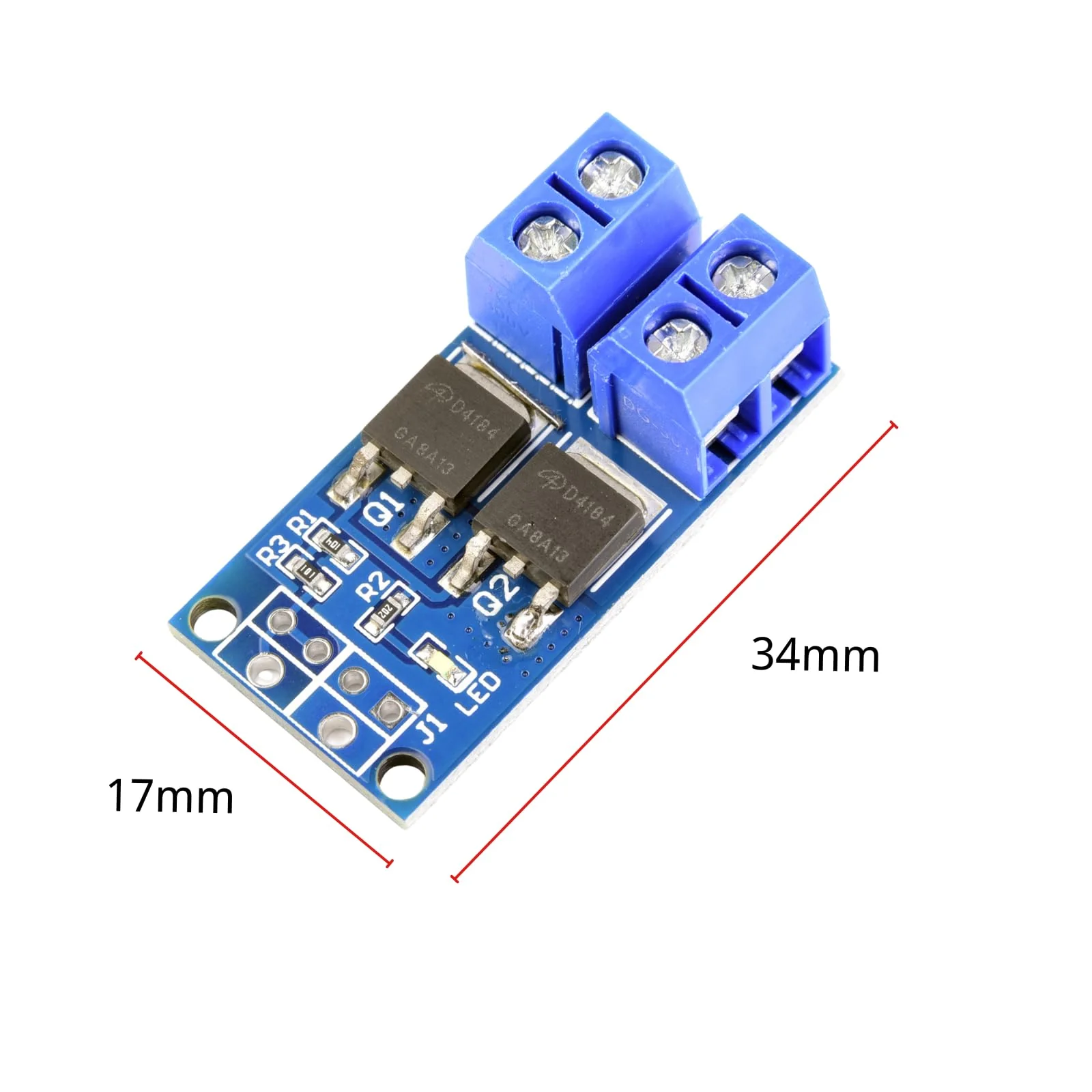 LAOMAO Transistor Mosfet Module 5V-36V 400W PWM Dual High Performance Driver Module MOSFET Switch Drive Compatible with Arduino (Pack of 20) - Image 5