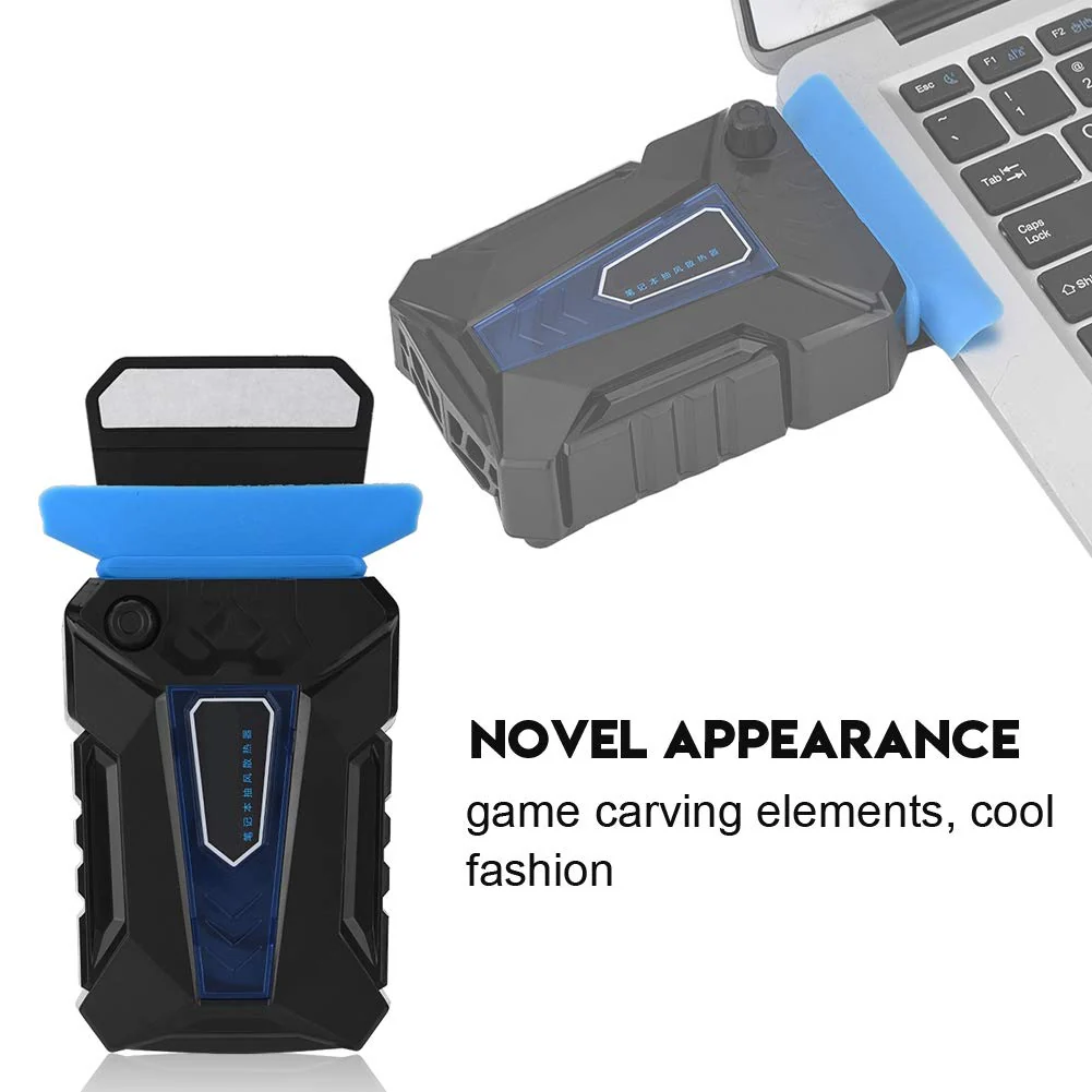 Laptop Fan Cooler - External Gaming Cooler - 2000-4100RPM Air Extracting USB Cooler Cooling Fan - Image 2