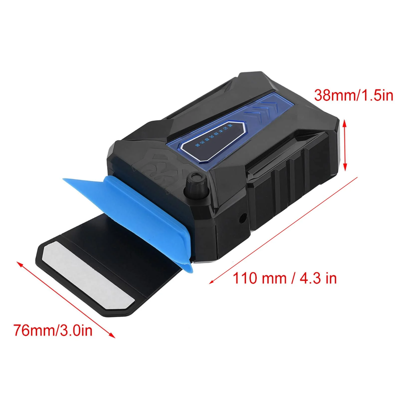 Laptop Fan Cooler - External Gaming Cooler - 2000-4100RPM Air Extracting USB Cooler Cooling Fan - Image 8