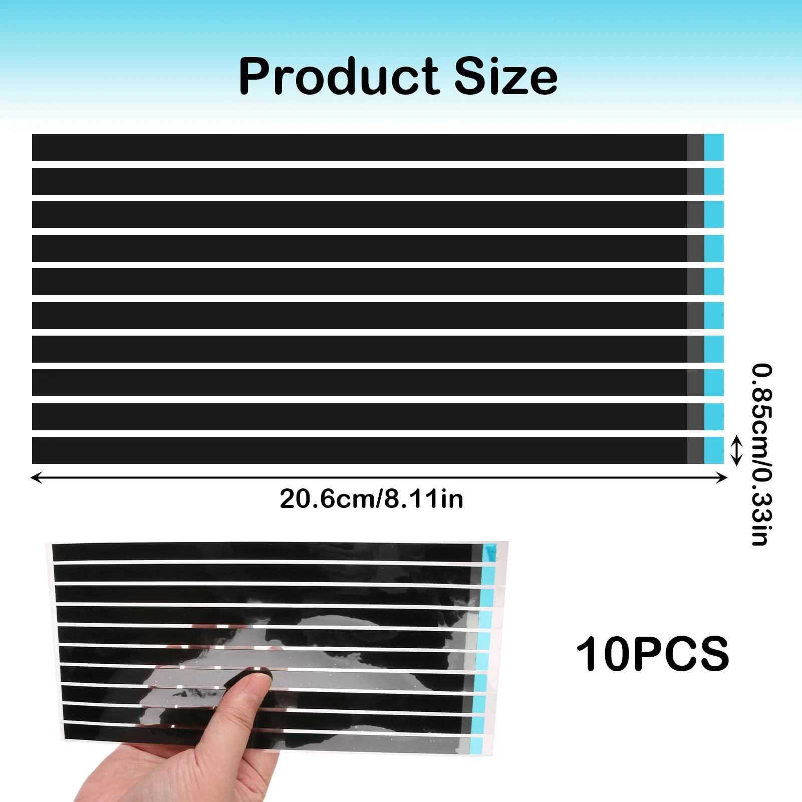 Laptop Screen Double Sided Tape for LED Display Replacement, Easy Stretch Adhesive Tape, Black Pull Tab Peel Tape, Non-Tracking Pull Resistant Adhesive Strips, Screen Repair Kit for Laptop - Image 2