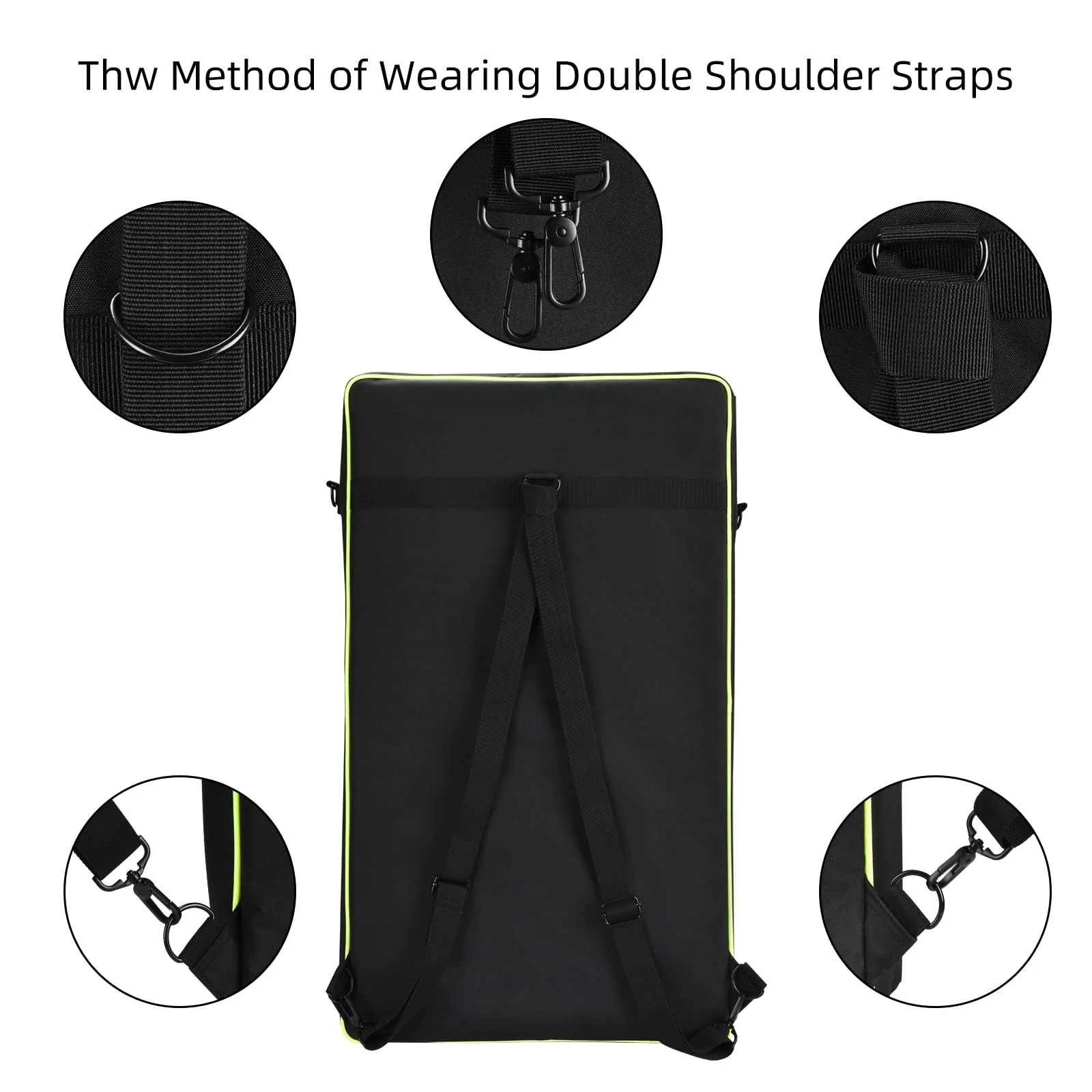 Large capacity DJ storage case for Alpha Theta DDJ-GRV6/Pioneer DDJ FLX10/DDJ 1000/DDJ 1000SRT, Multi-functional storage bag for Outdoors Party Bar DDJ Flx10 Case - Image 5