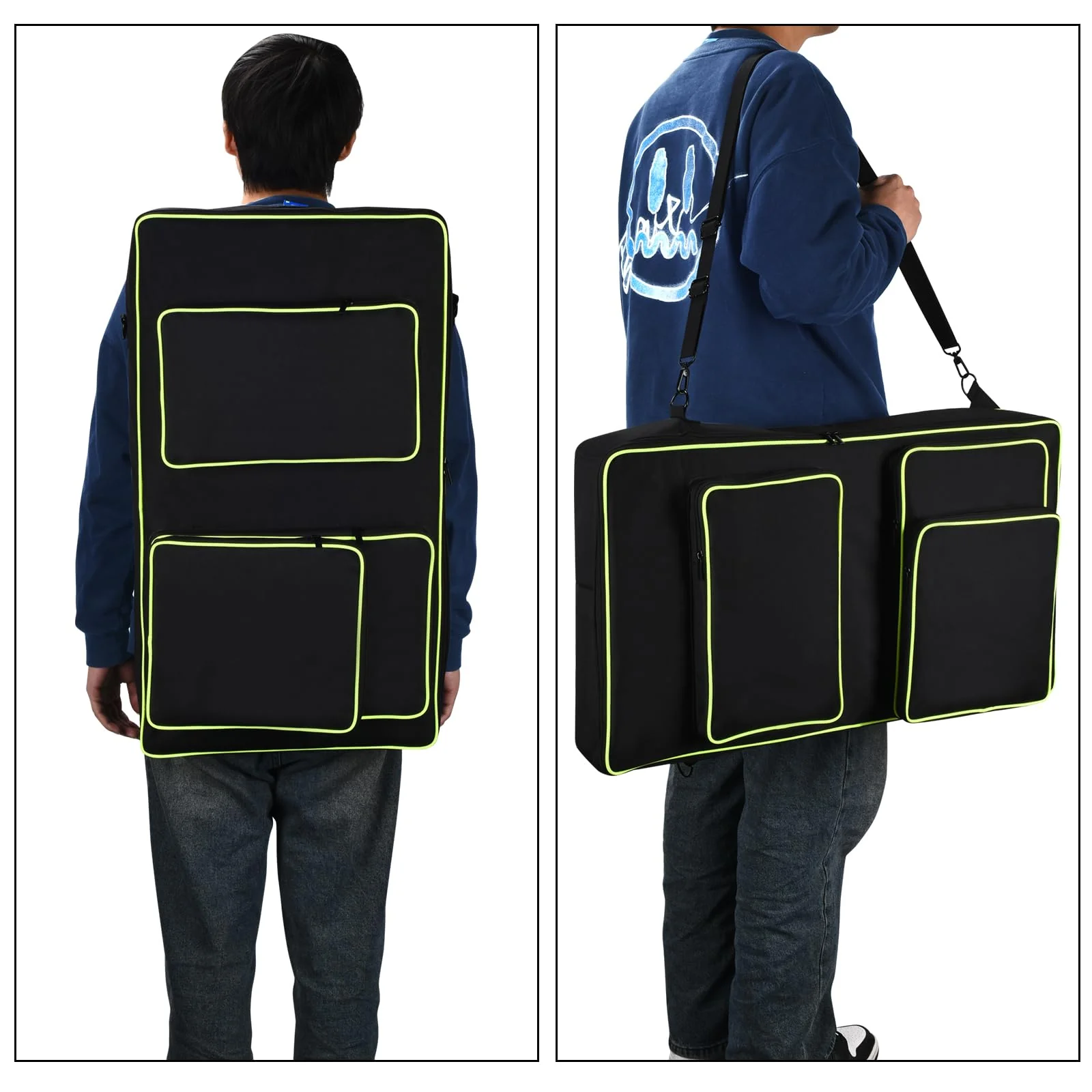 Large capacity DJ storage case for Alpha Theta DDJ-GRV6/Pioneer DDJ FLX10/DDJ 1000/DDJ 1000SRT, Multi-functional storage bag for Outdoors Party Bar DDJ Flx10 Case - Image 7
