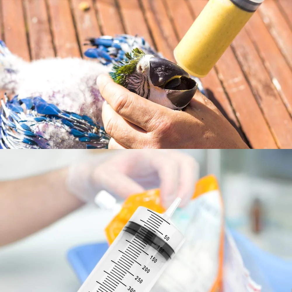 Large Syringe 500 ml Reusable Liquid Syringe with Catheter Plastic Syringe with Large Capacity for Laboratory, Industrial, Garden and Pet Feeding 500ml - Image 2